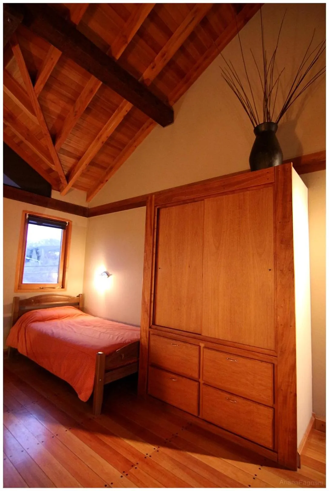 Bed in Aires del Beagle Apartment