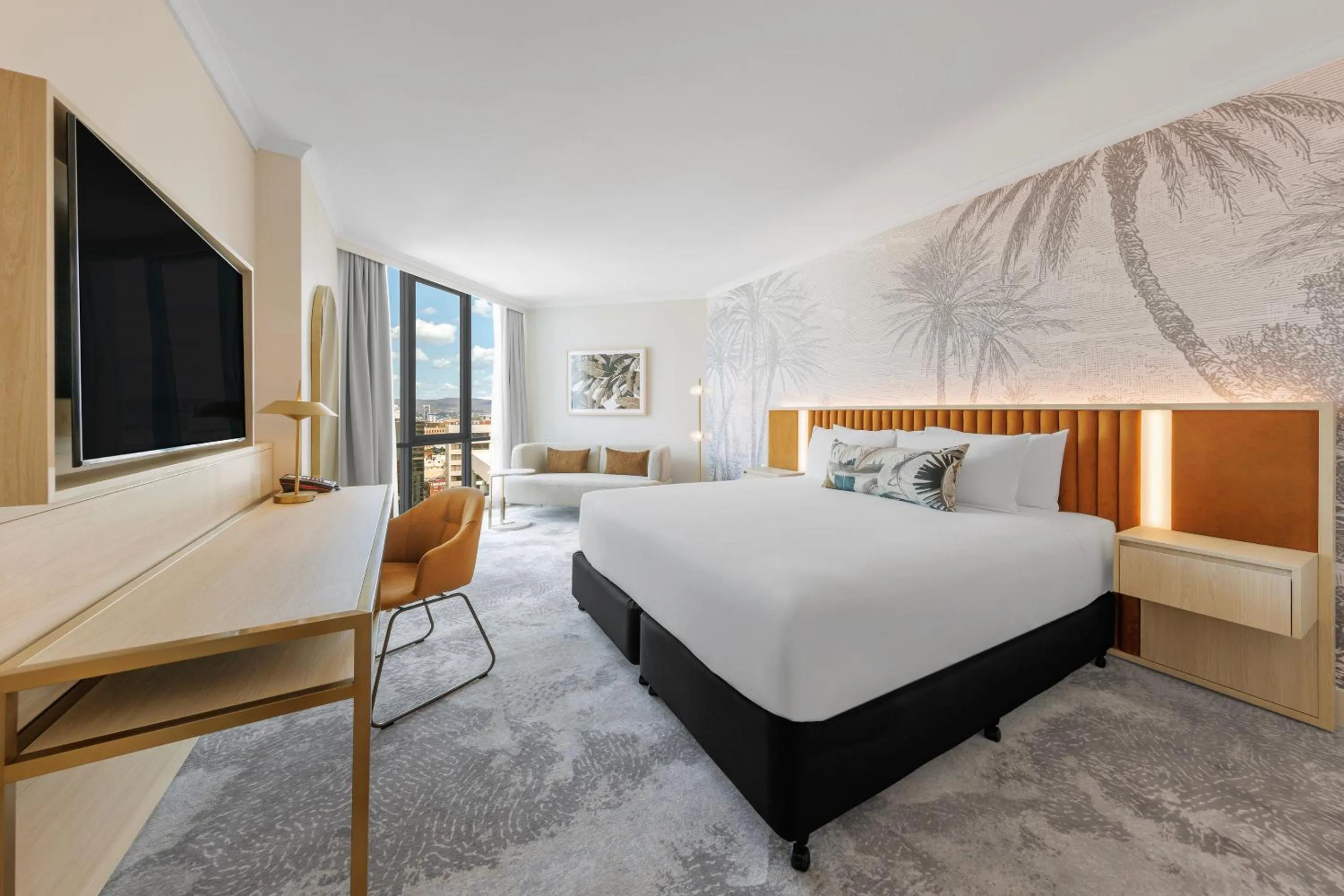 Bed in Amora Hotel Brisbane