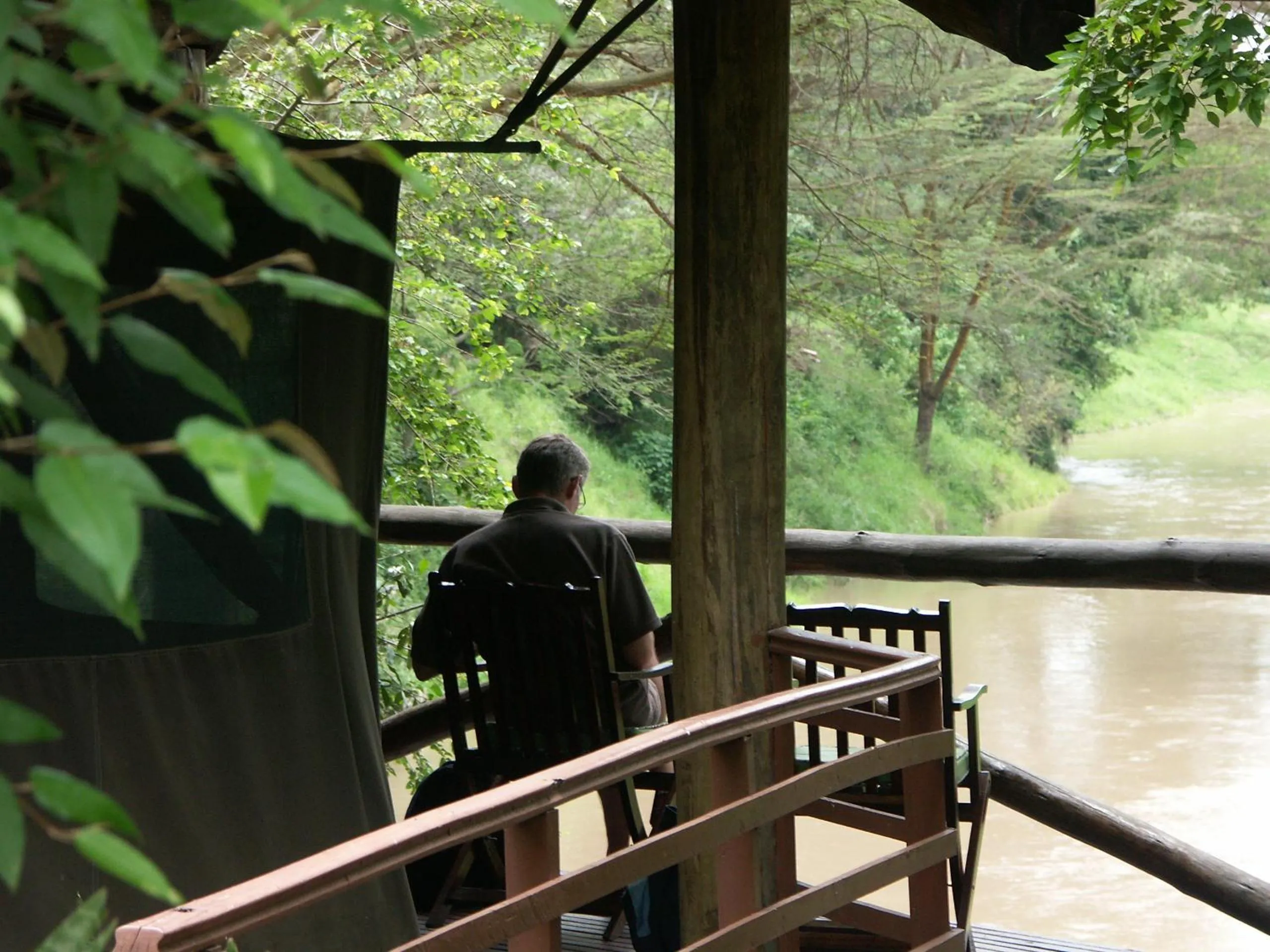 River view in Fig Tree Camp - Maasai Mara