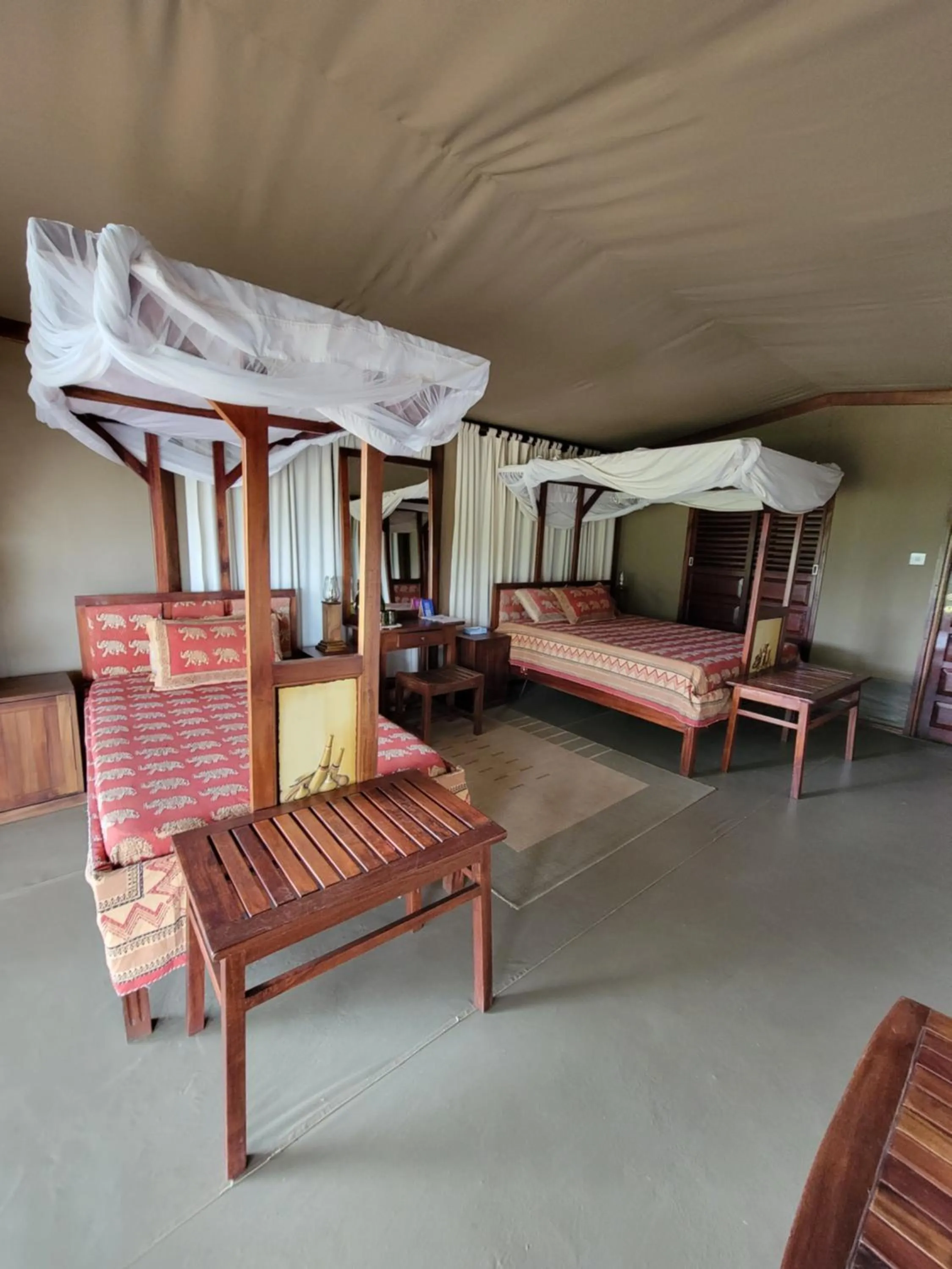Bed in Fig Tree Camp - Maasai Mara