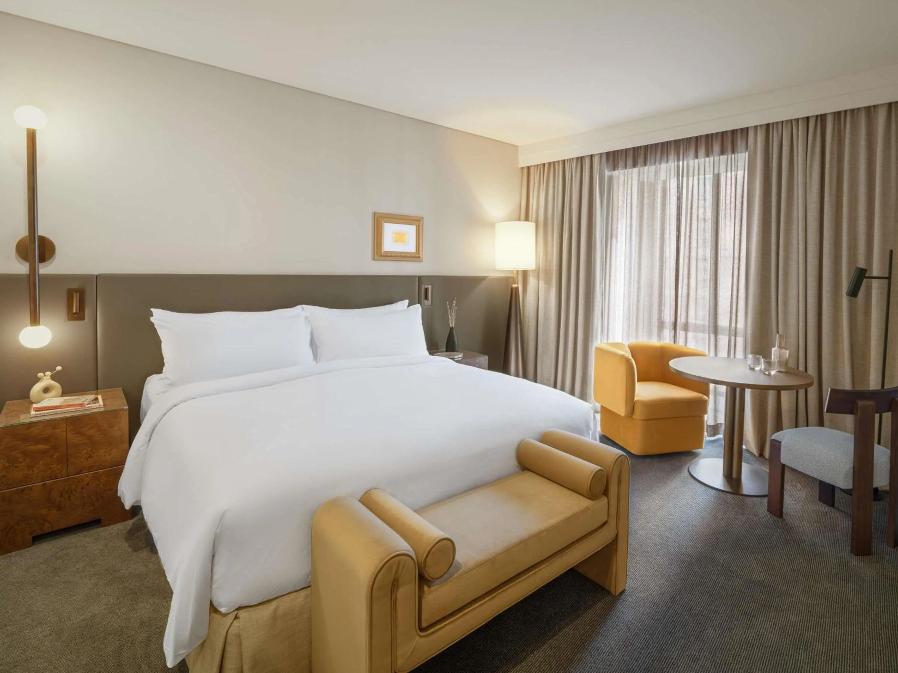 Bedroom, Bed in Sofitel Sydney Wentworth