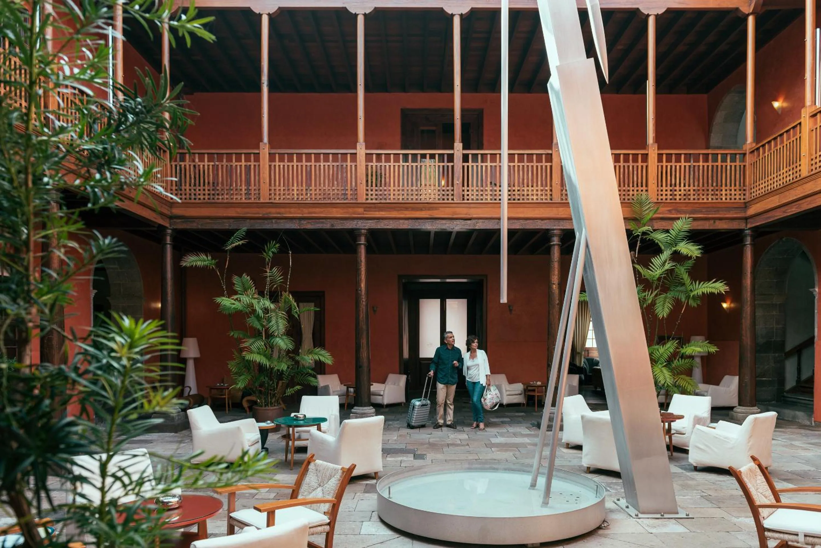 Patio in Hotel San Roque