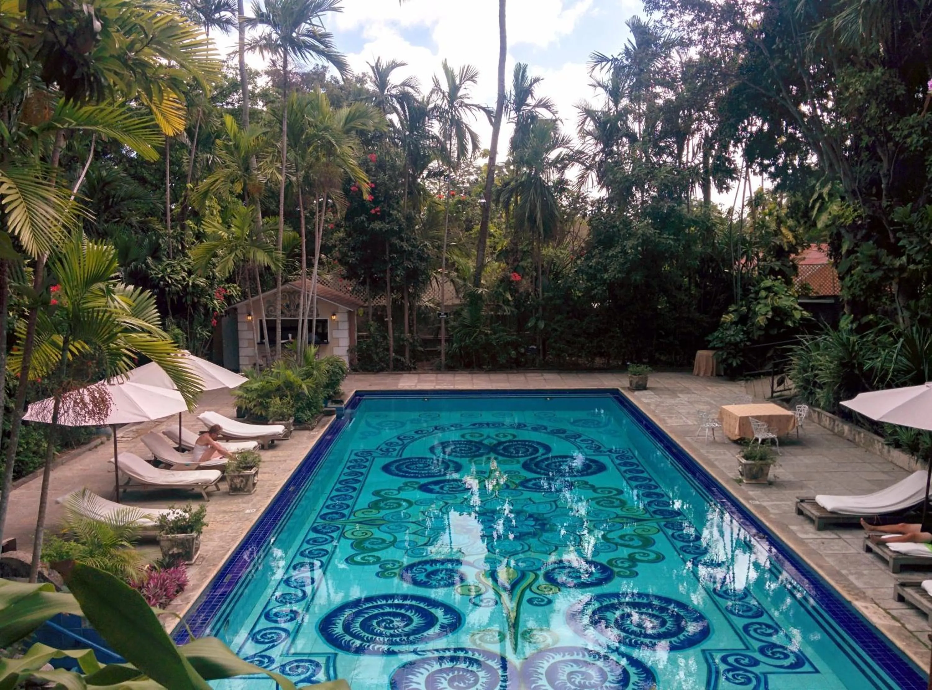 Patio in Graycliff Hotel