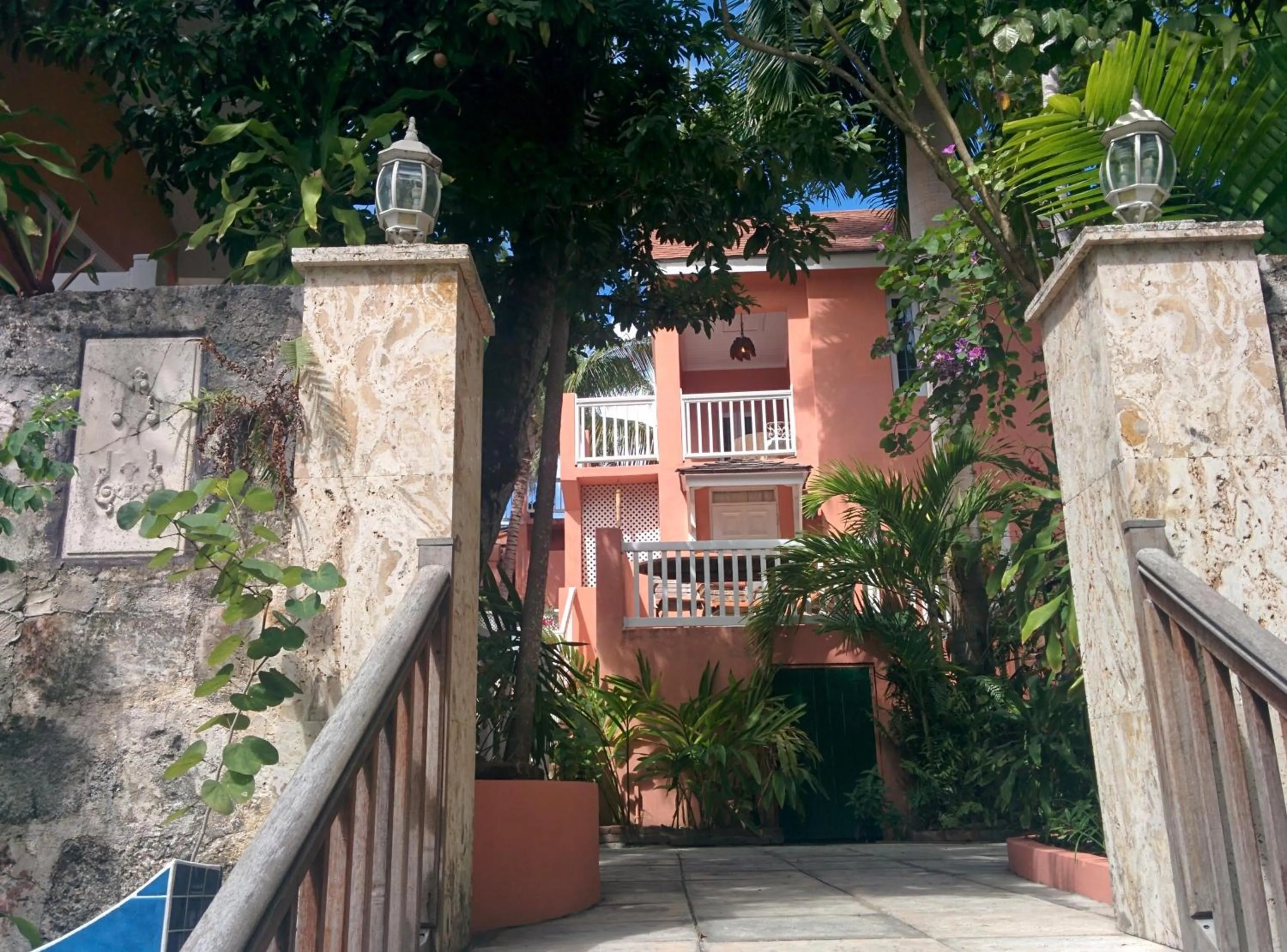 Property building in Graycliff Hotel