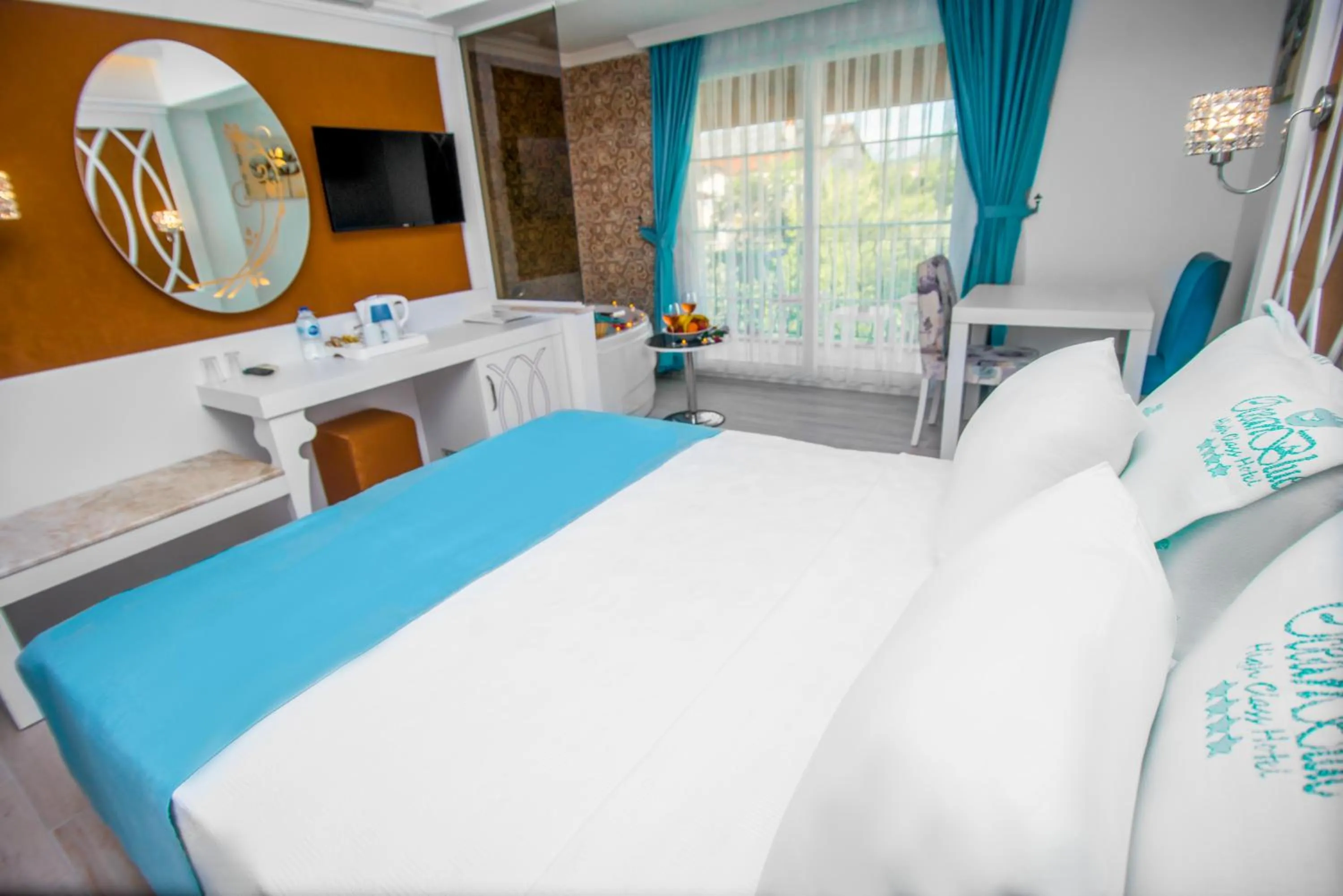 Photo of the whole room, Bed in Ocean Blue High Class Hotel & SPA
