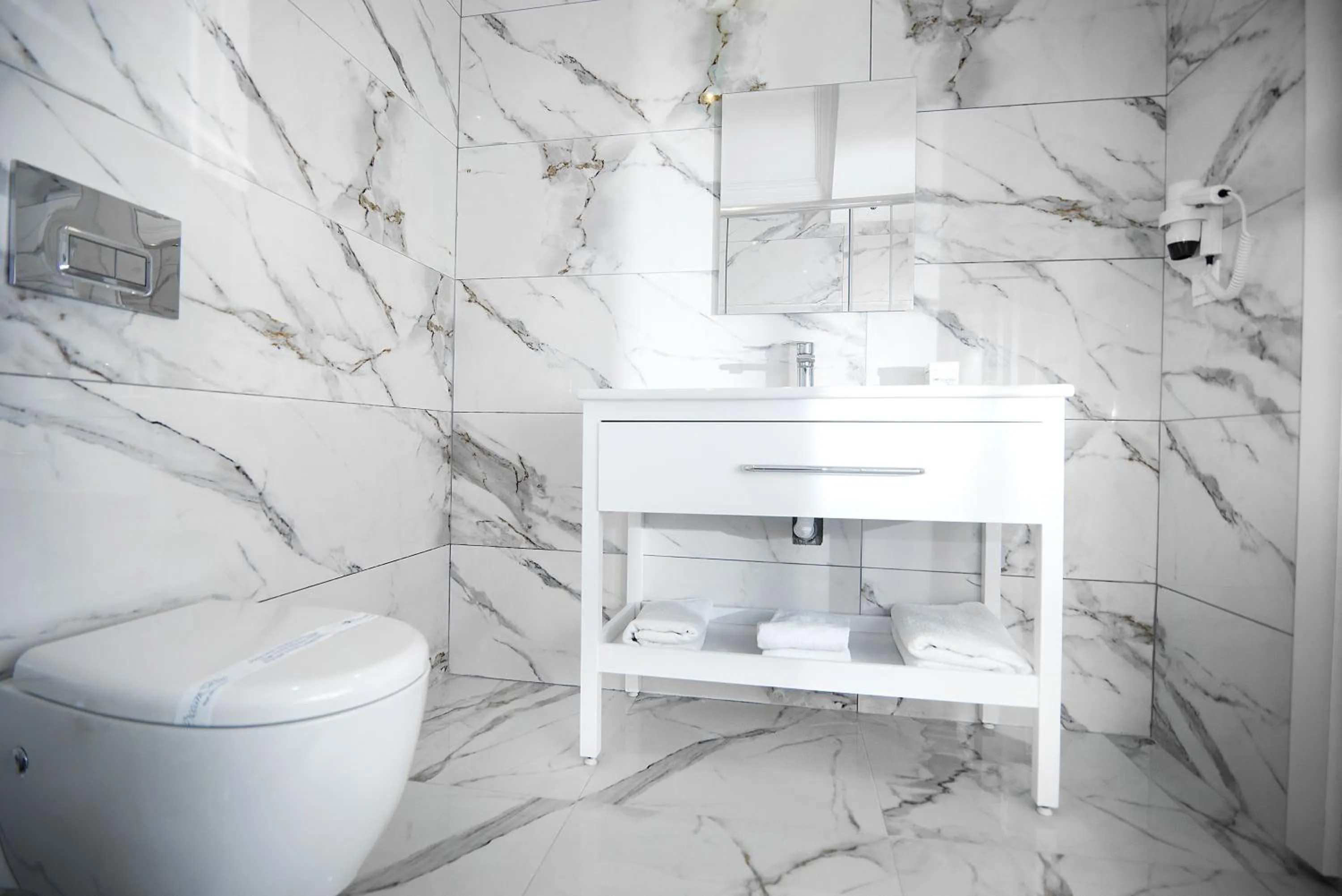 Toilet in Ocean Blue High Class Hotel & SPA