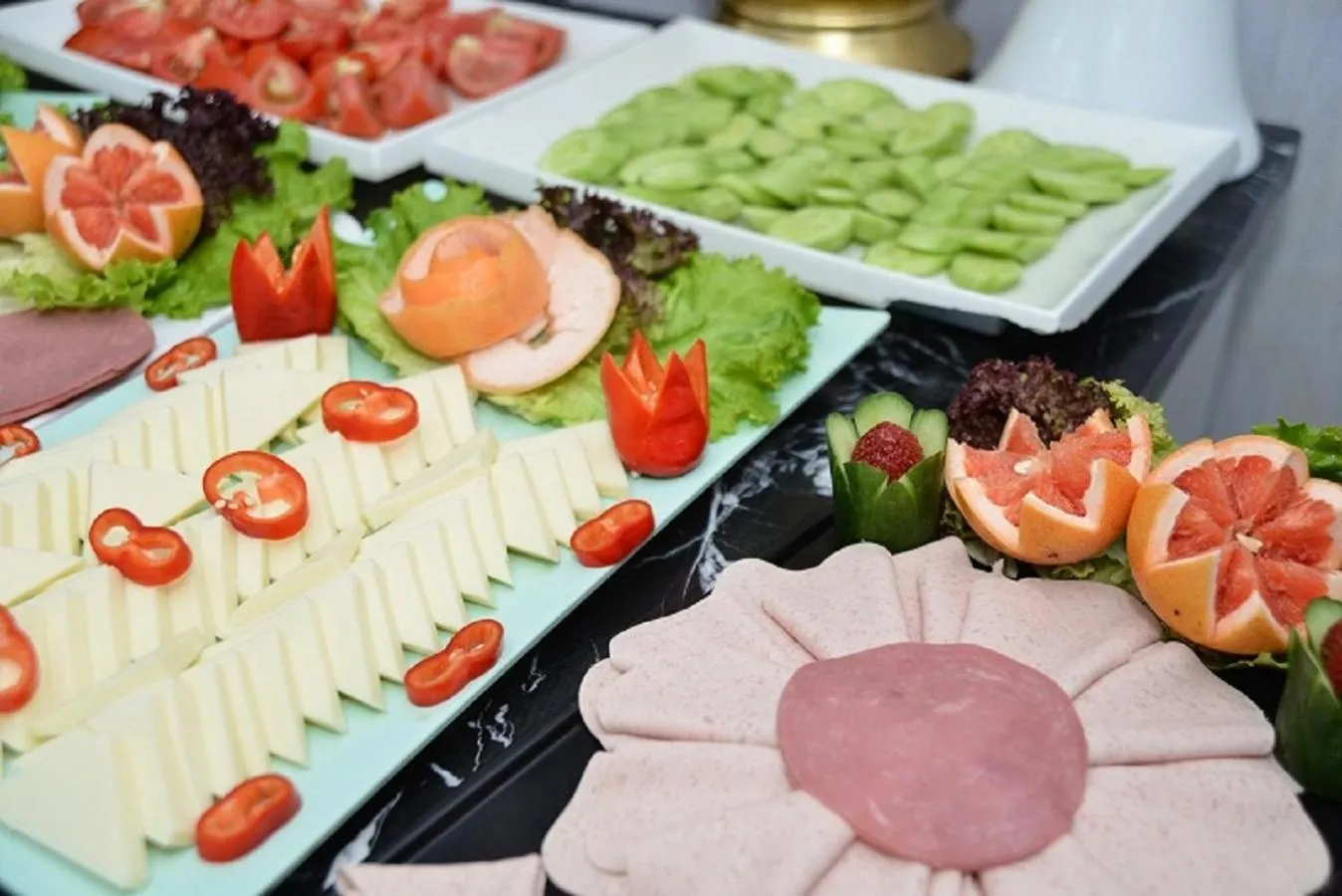 Restaurant/places to eat in Ocean Blue High Class Hotel & SPA