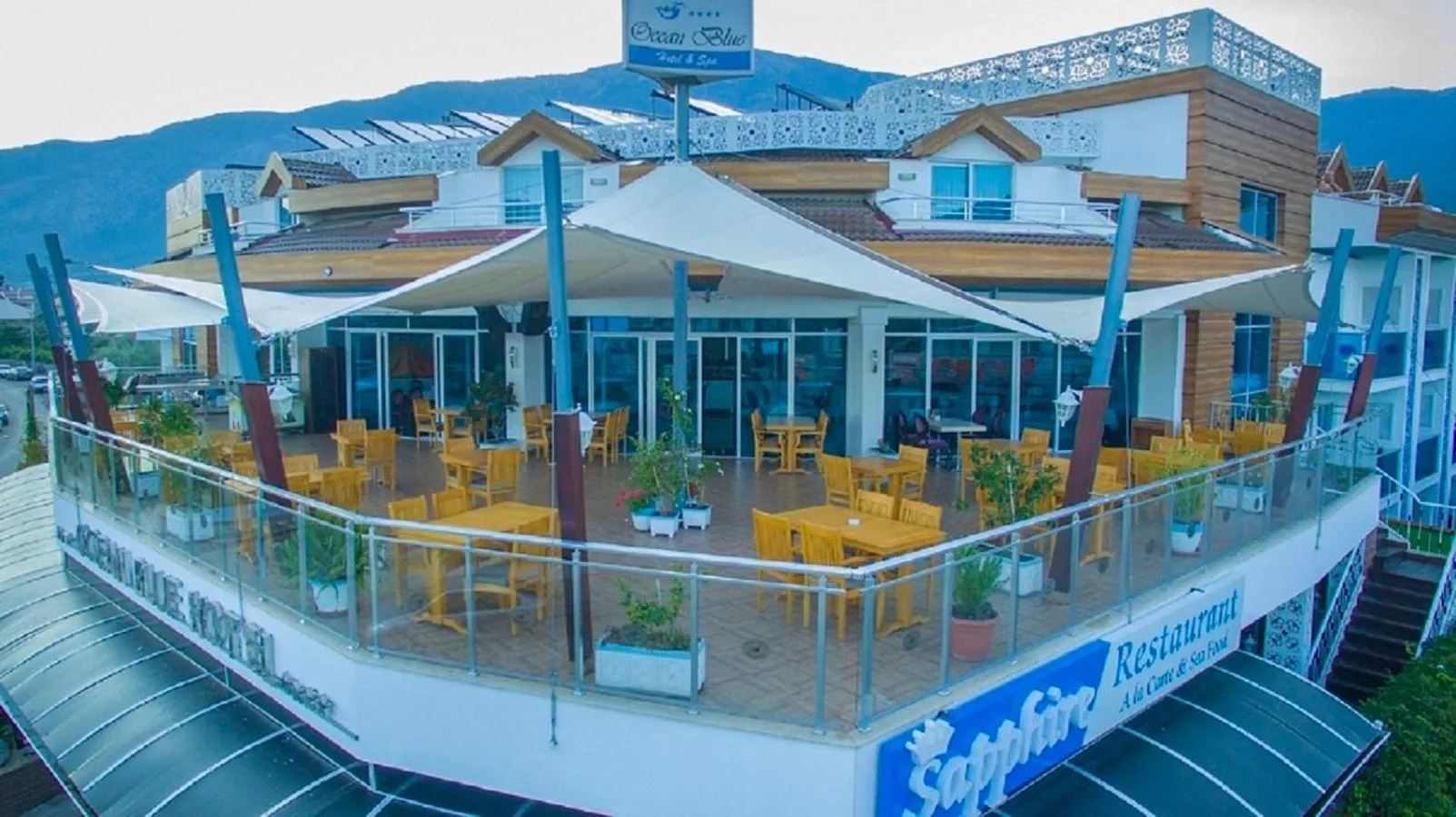 Property building in Ocean Blue High Class Hotel & SPA