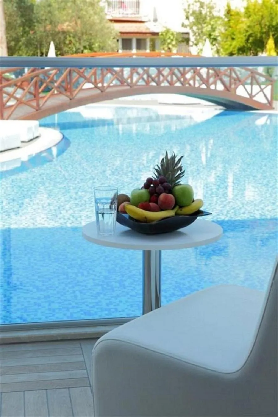 Pool view in Ocean Blue High Class Hotel & SPA