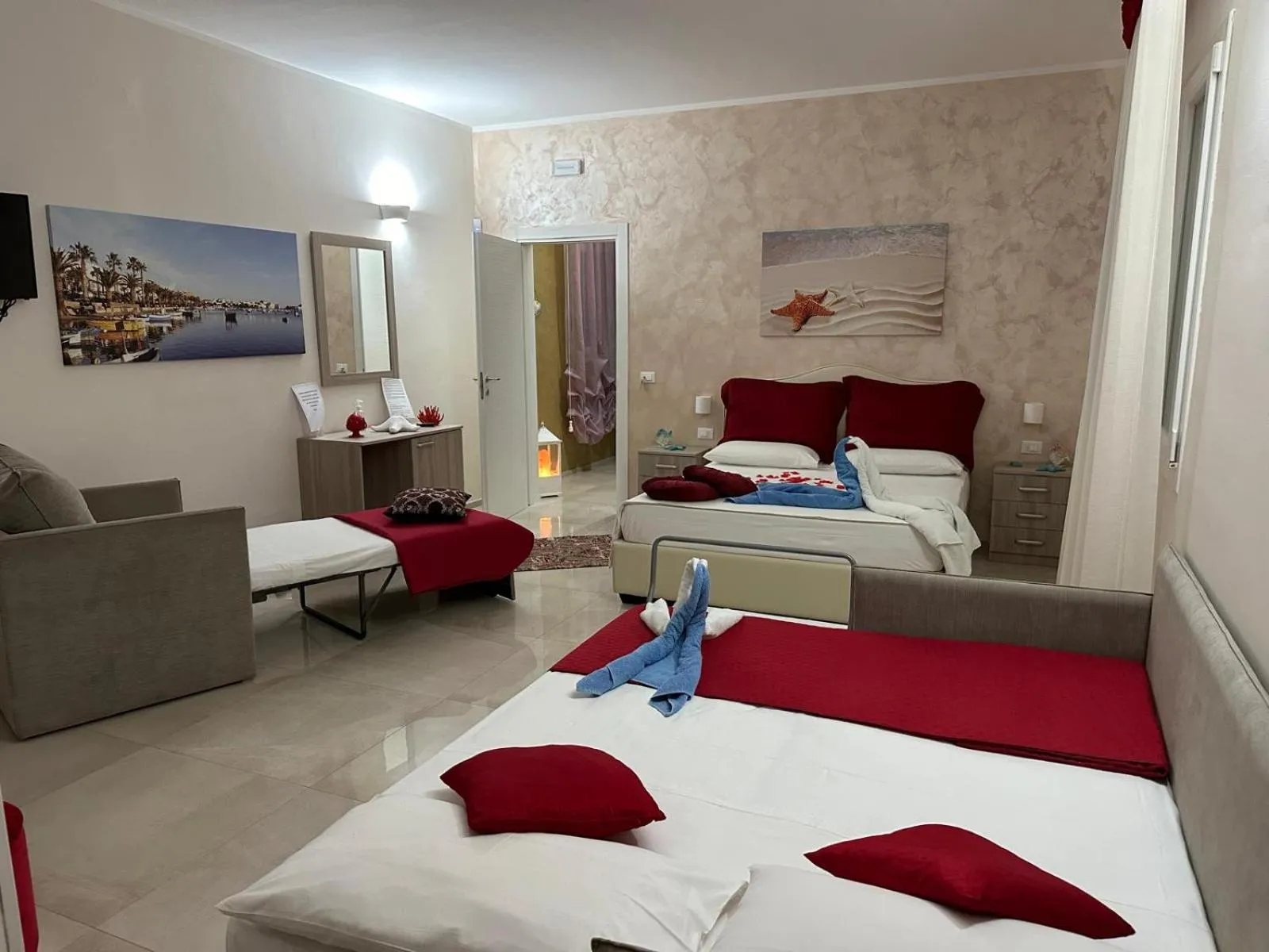 Bedroom, Bed in B&B Stella Salento Karin