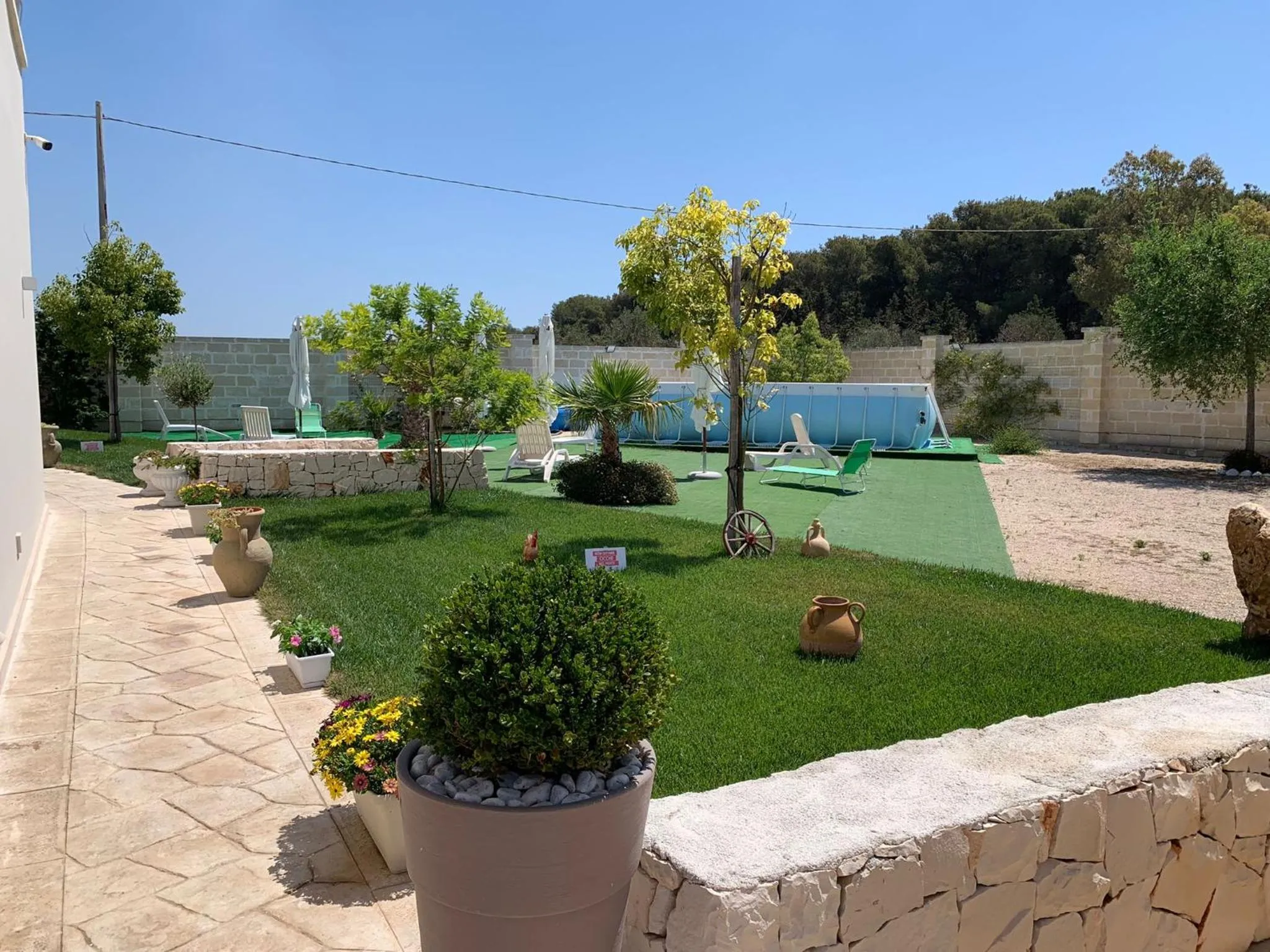 Garden in B&B Stella Salento Karin