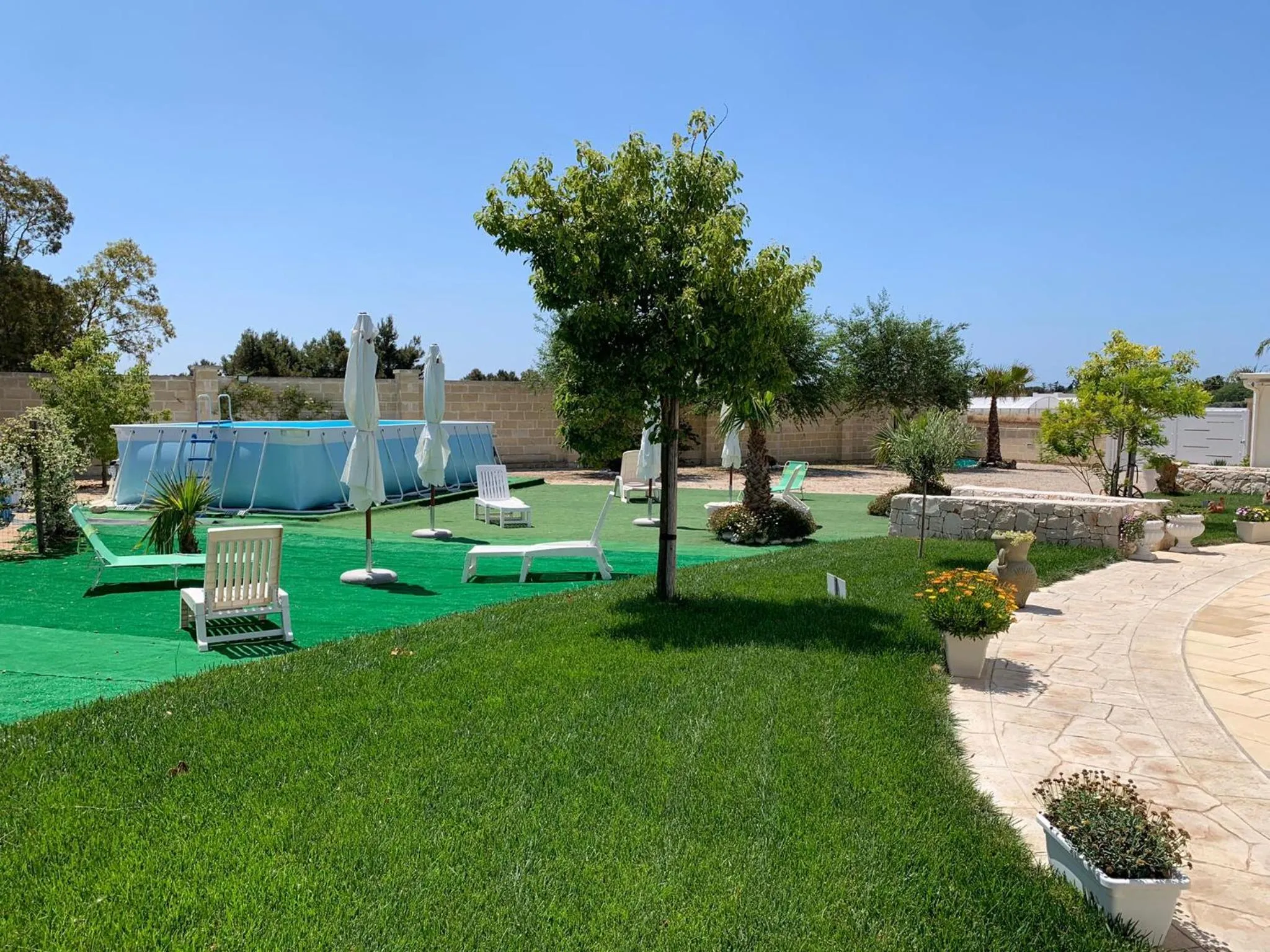 Garden in B&B Stella Salento Karin