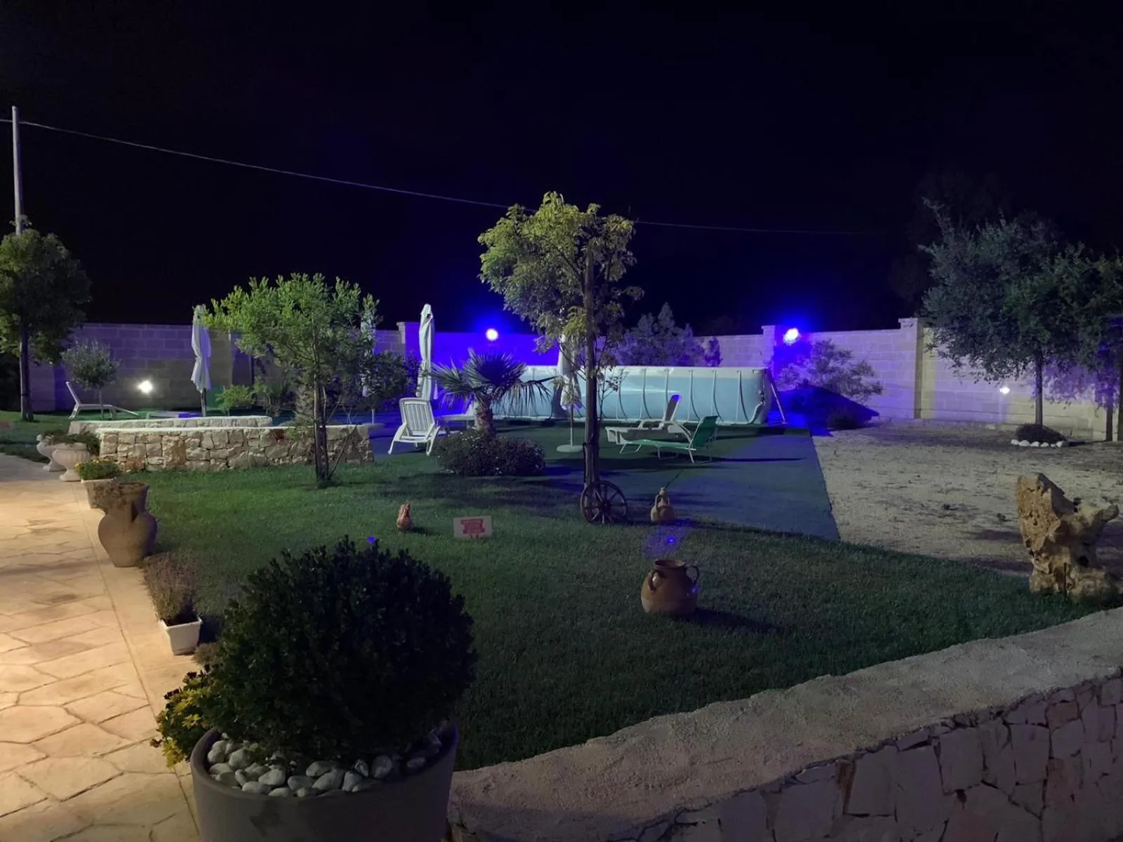 Garden in B&B Stella Salento Karin