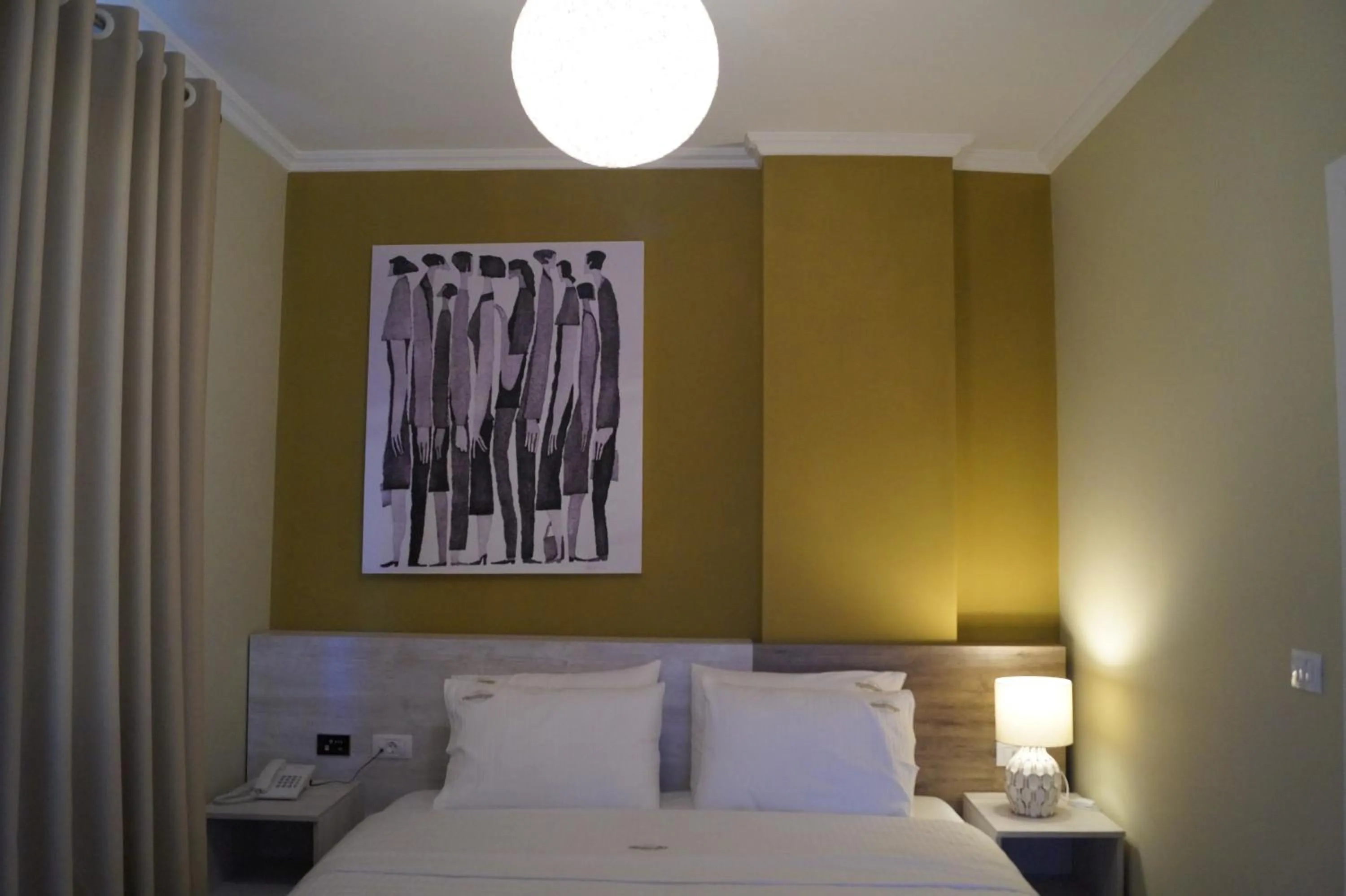 Patio, Bed in Vila Trebicka