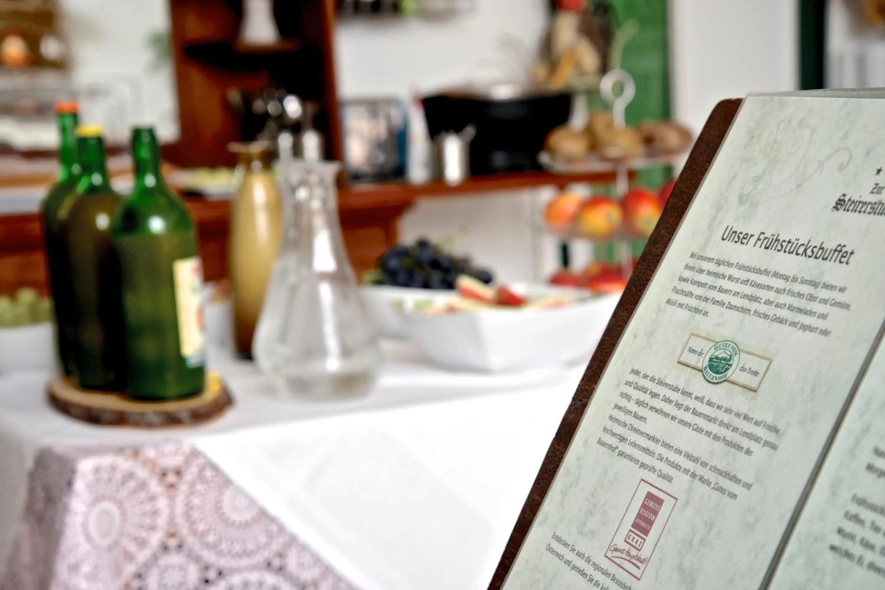 Decorative detail in Zur Steirerstub'n