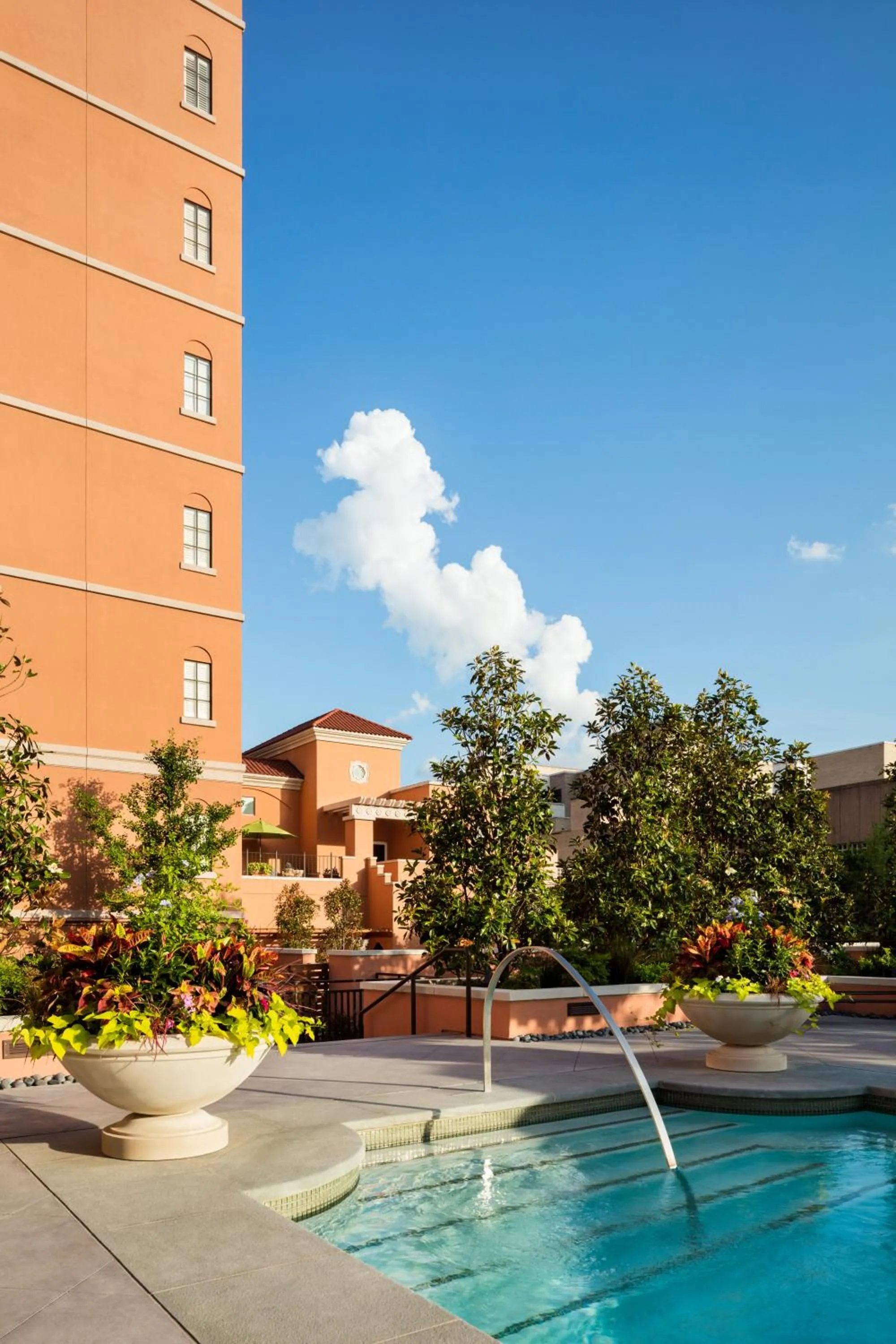 Pool view in Rosewood Mansion on Turtle Creek