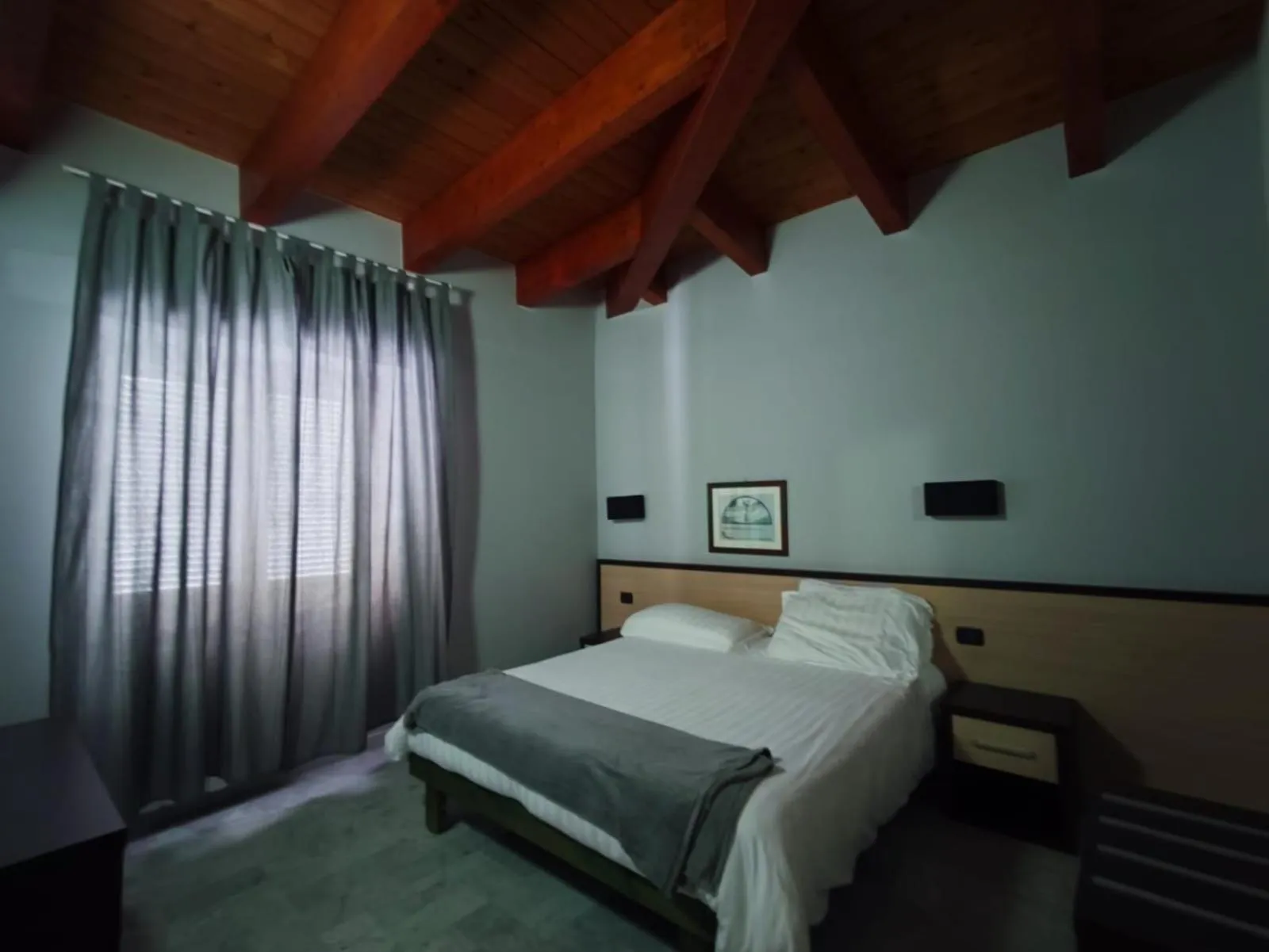 Bed in Hotel Quadrifoglio