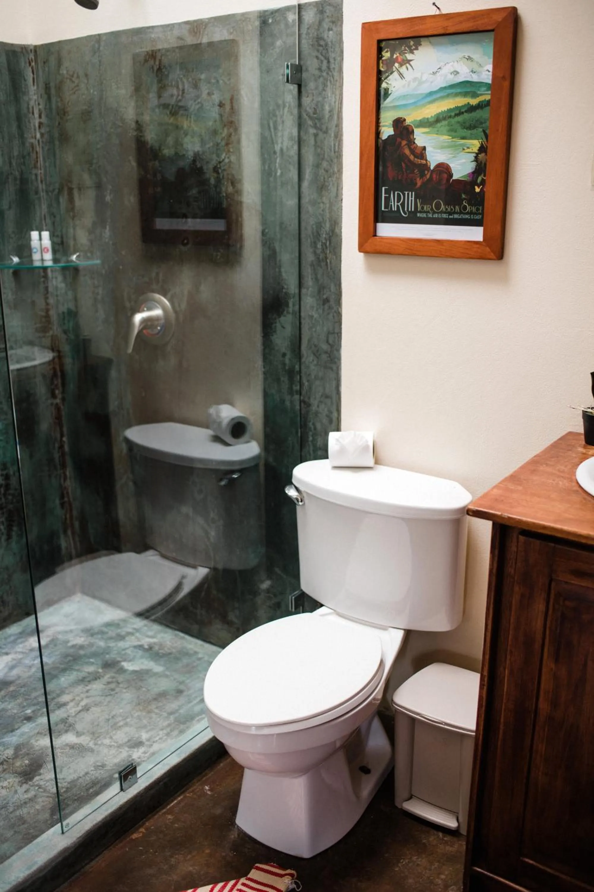 Shower in Valle Escondido Nature Reserve Hotel & Farm