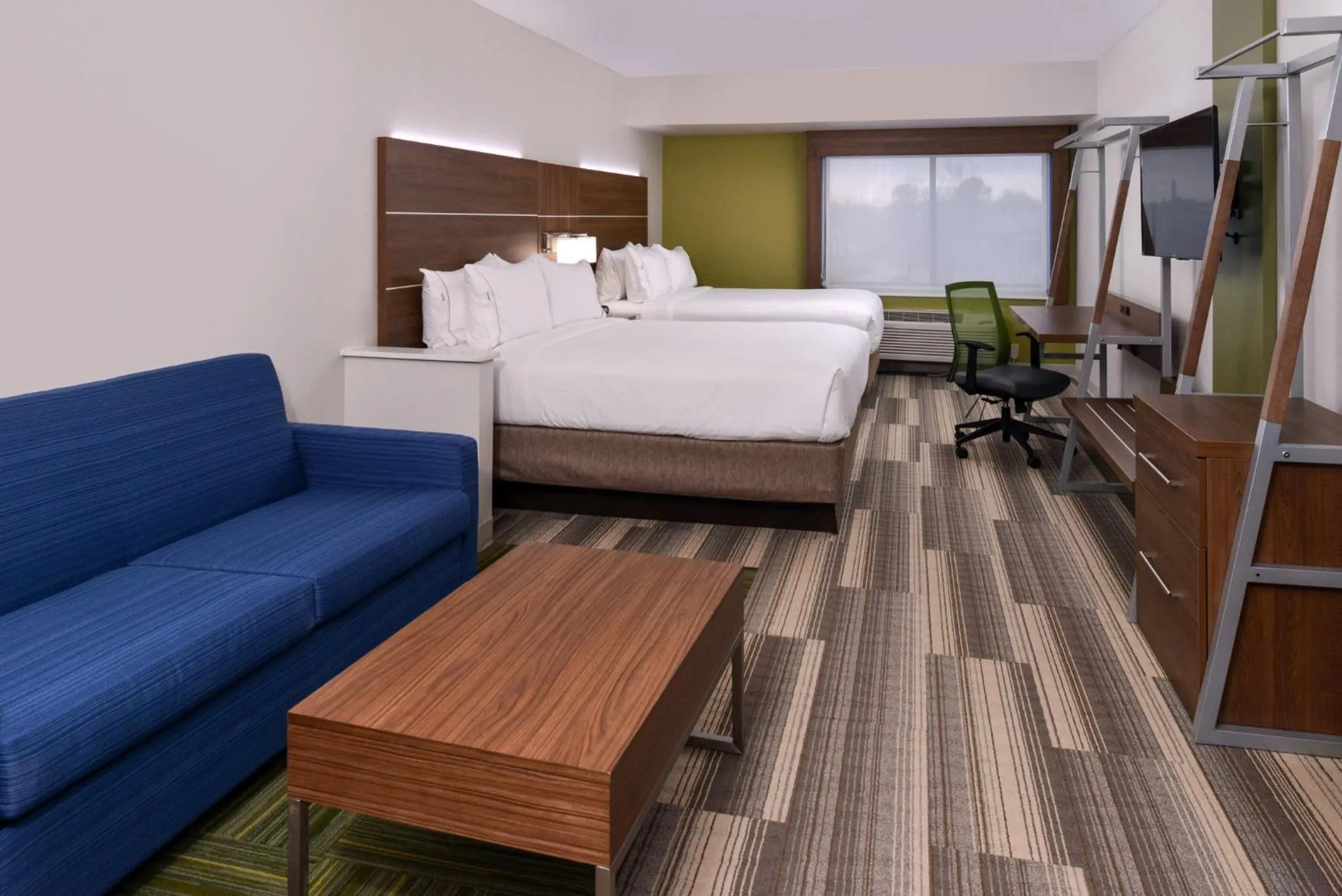 Photo of the whole room, Bed in Holiday Inn Express & Suites Raleigh NE - Medical Ctr Area by IHG