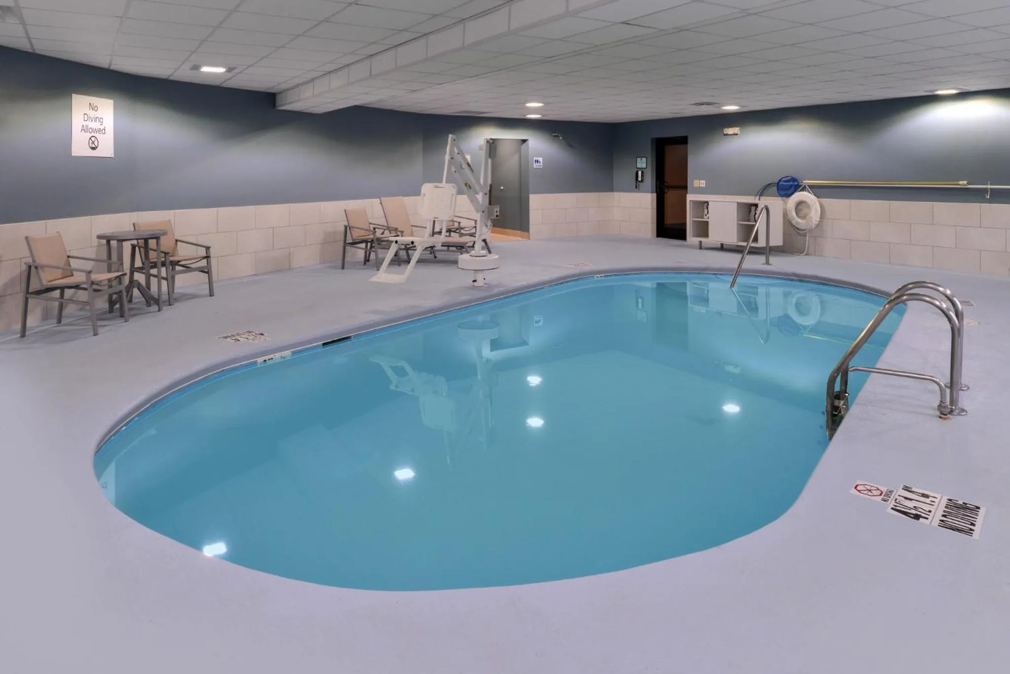Swimming pool in Holiday Inn Express & Suites Raleigh NE - Medical Ctr Area by IHG