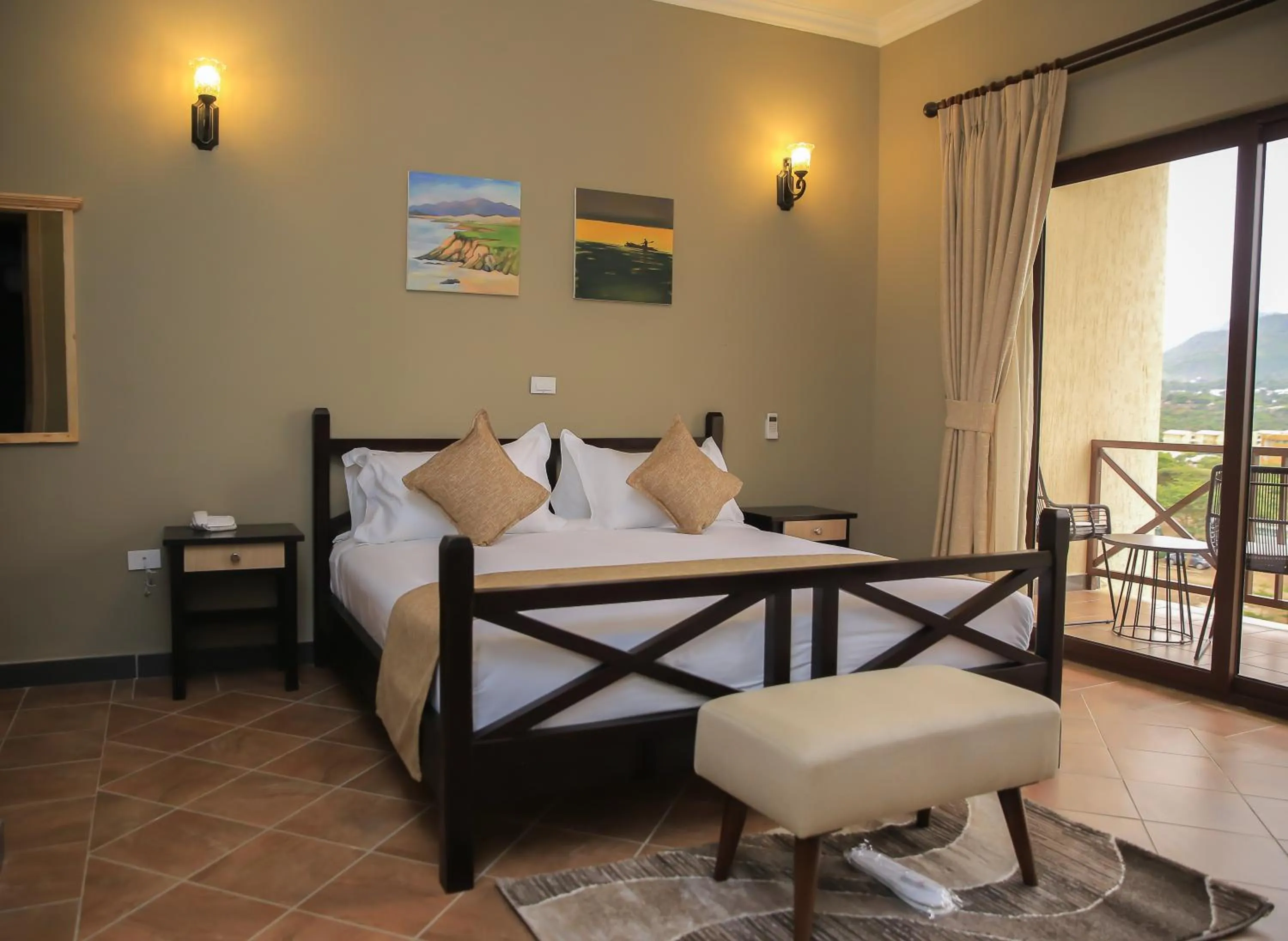 Bed in Haile Resort Arbaminch