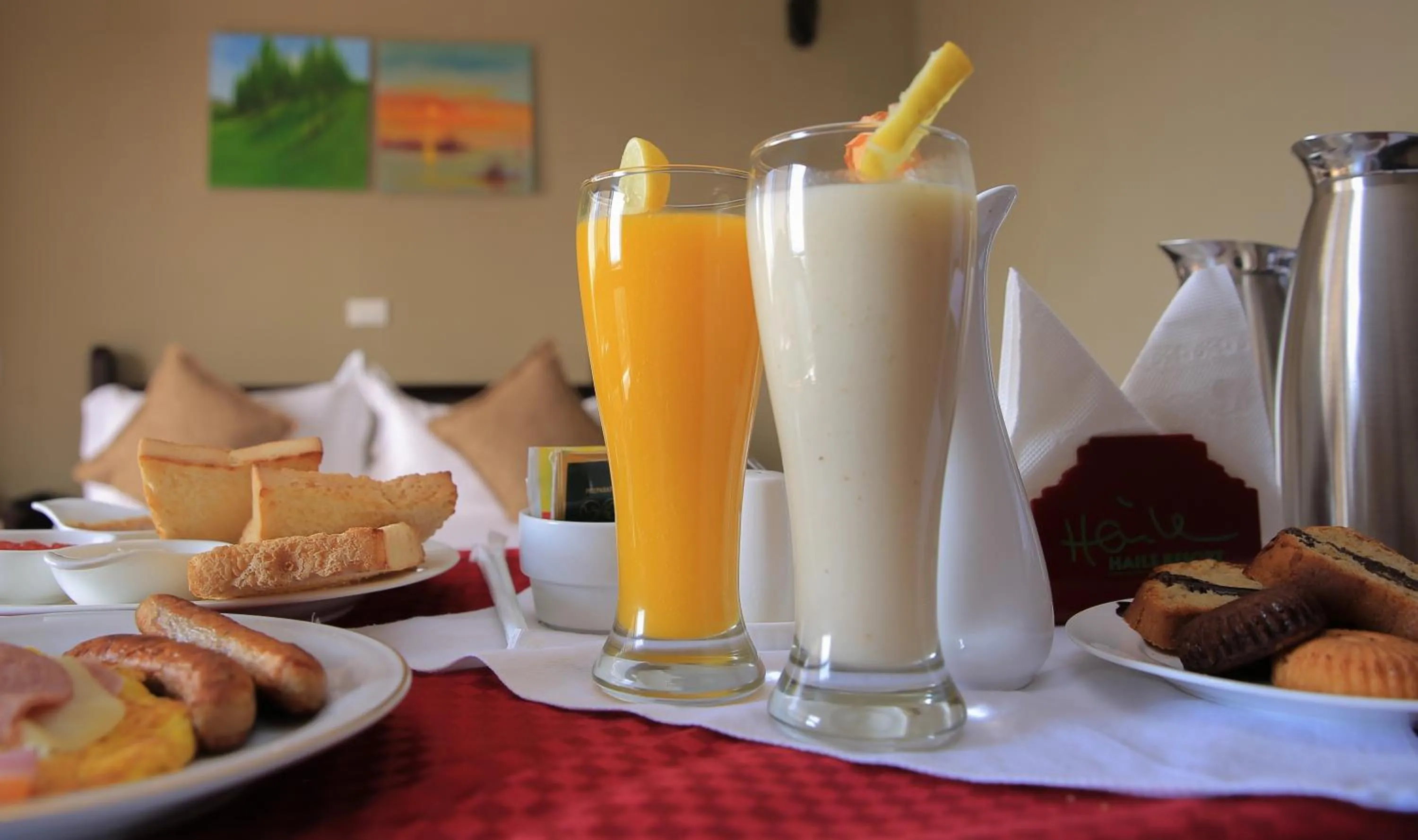 Food and drinks in Haile Resort Arbaminch