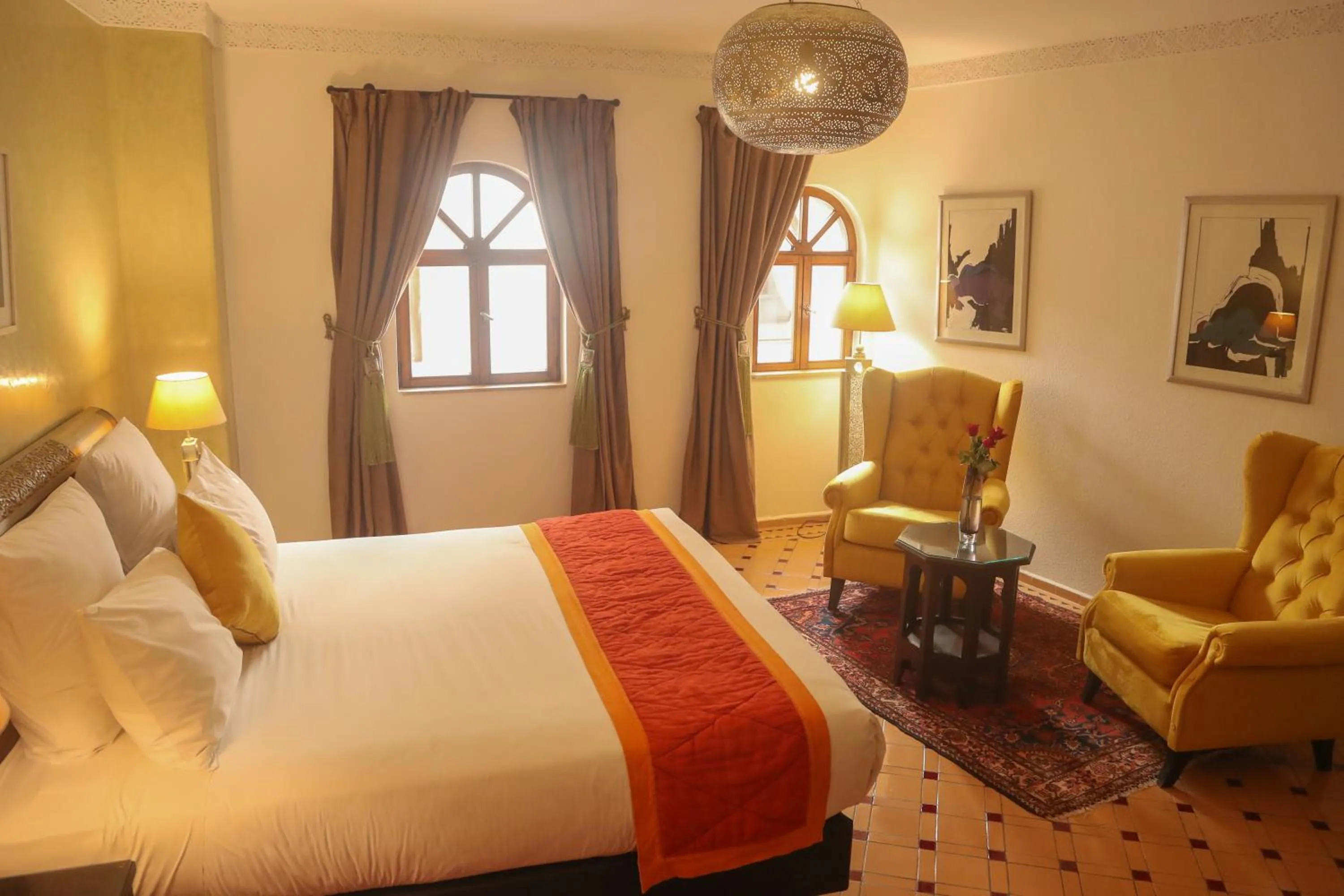 Photo of the whole room, Bed in Riad Perle D'Eau
