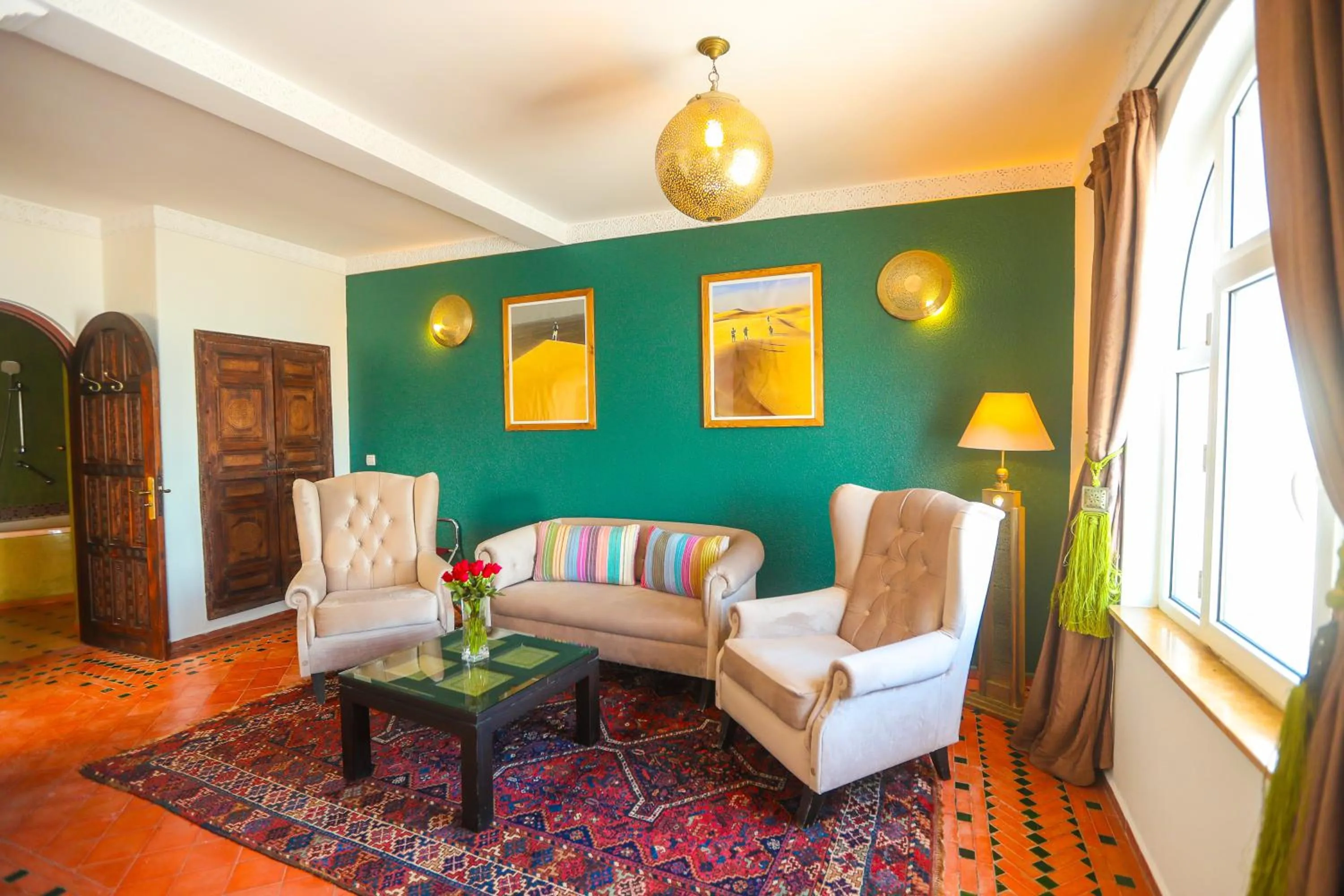 Seating area in Riad Perle D'Eau