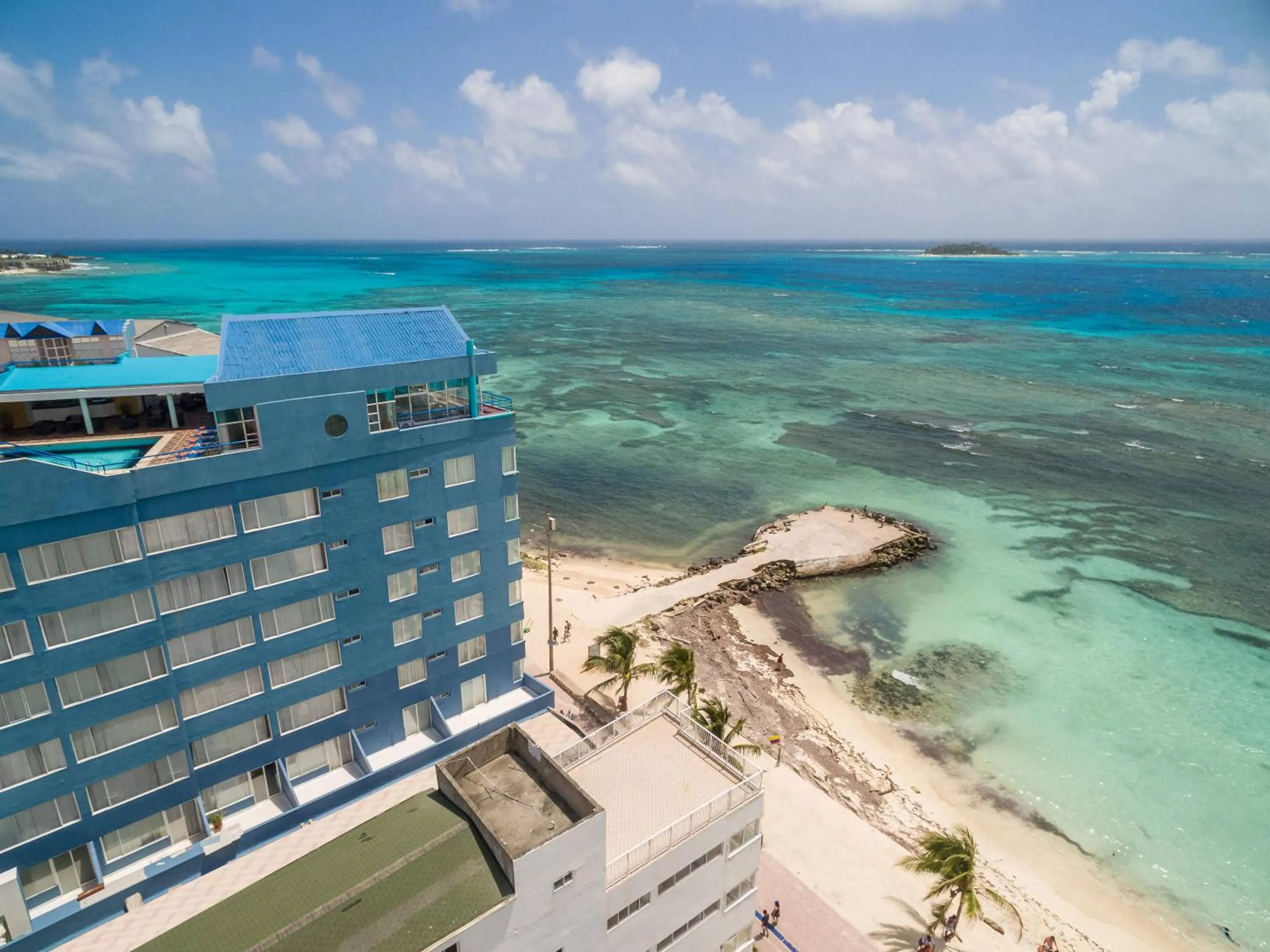 Bird's eye view in Calypso Beach Hotel