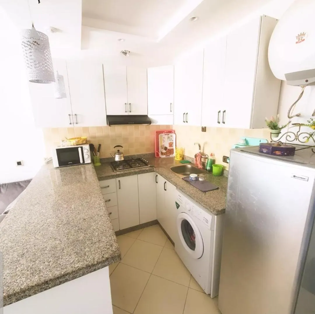 Kitchen or kitchenette in Modern Flat with sea view