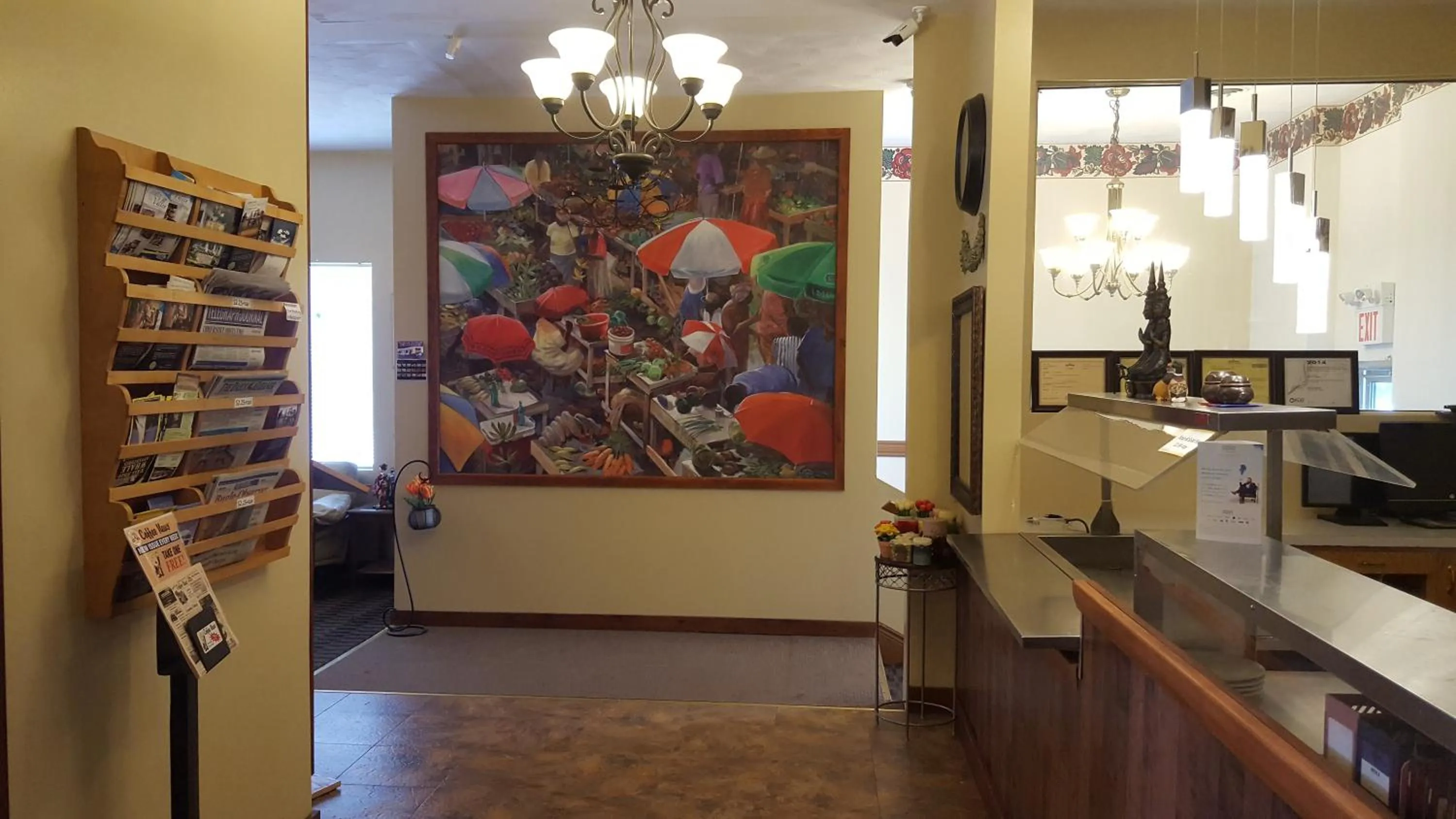 Lobby or reception in Knights Inn Woodstock