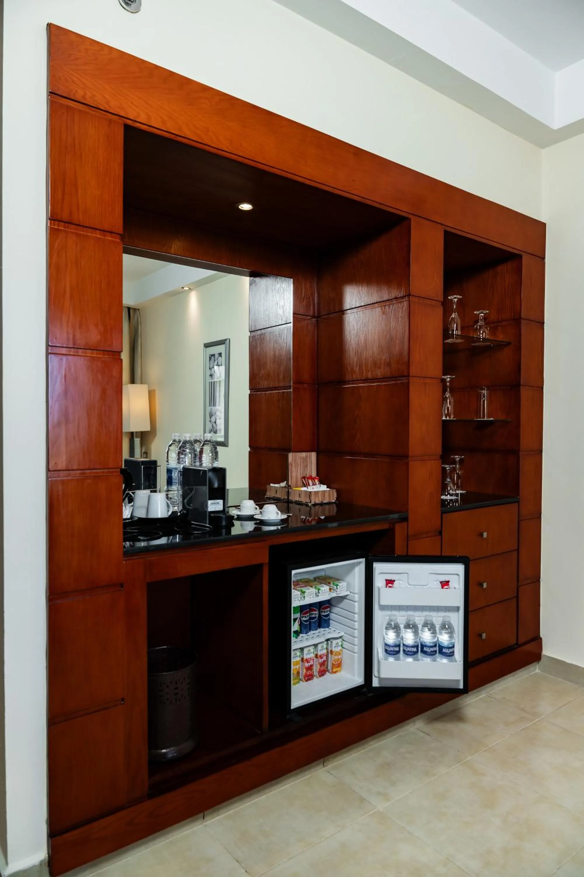 minibar in Tropitel Sahl Hasheesh