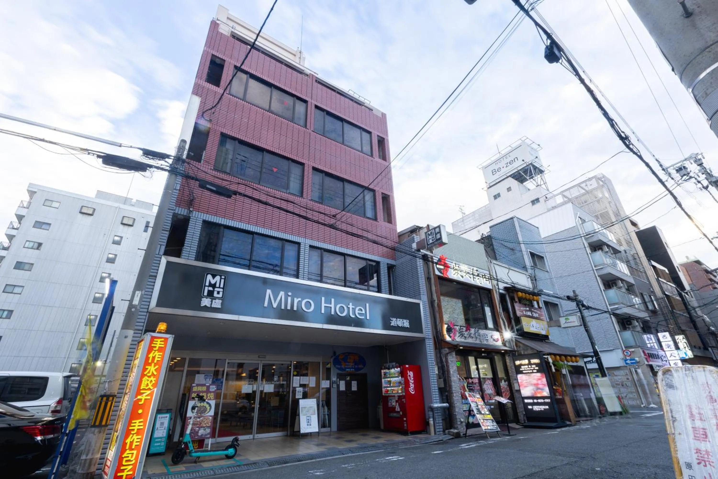 Property building in Miro Hotel Dotonbori