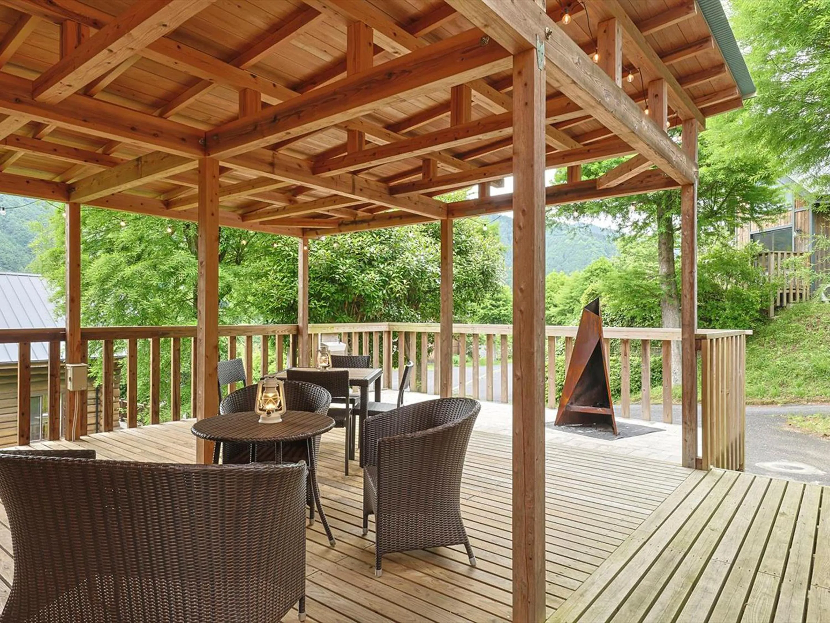 Balcony/Terrace in Hinotani Onsen Misugi Resort