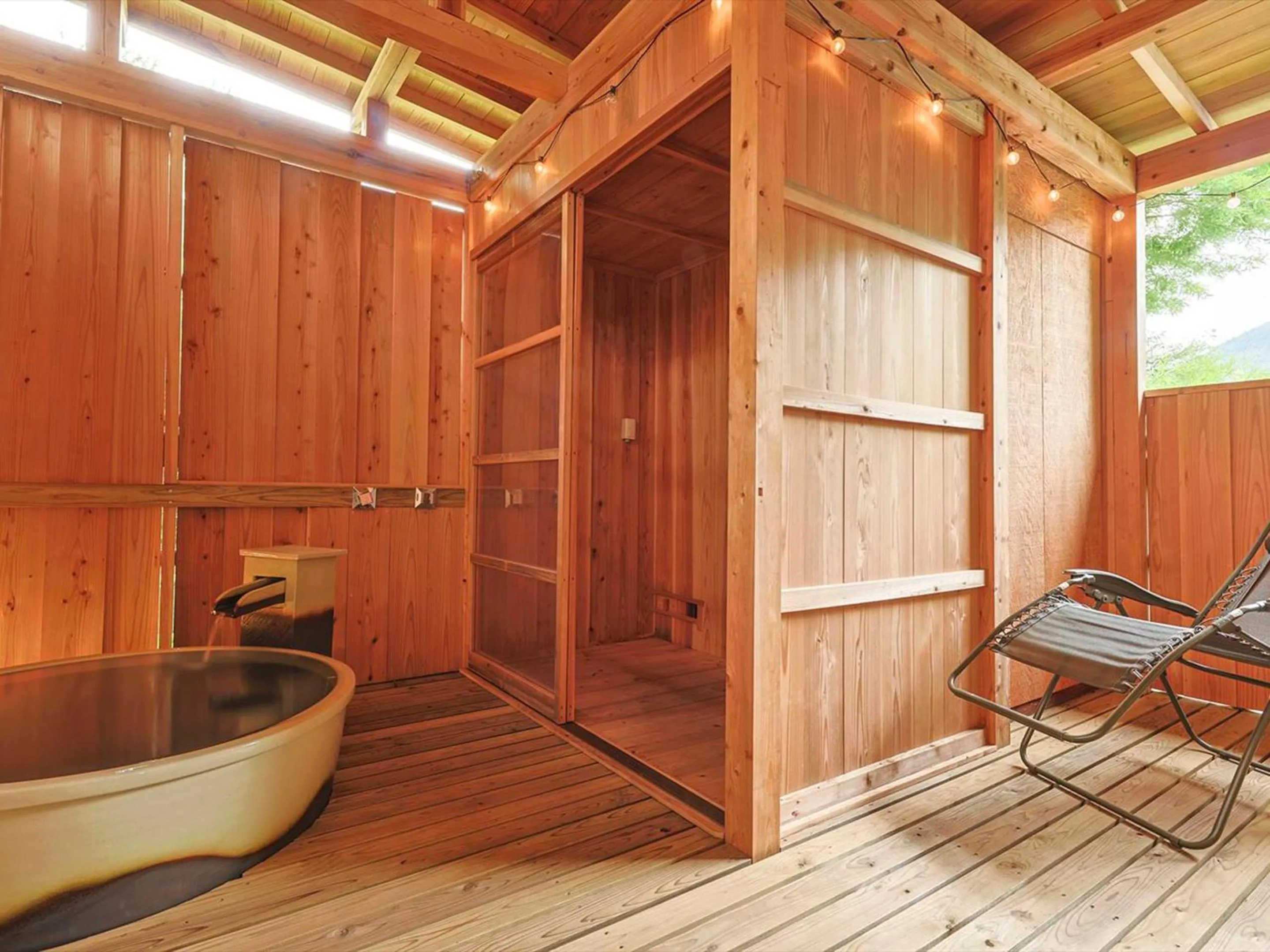 Sauna in Hinotani Onsen Misugi Resort