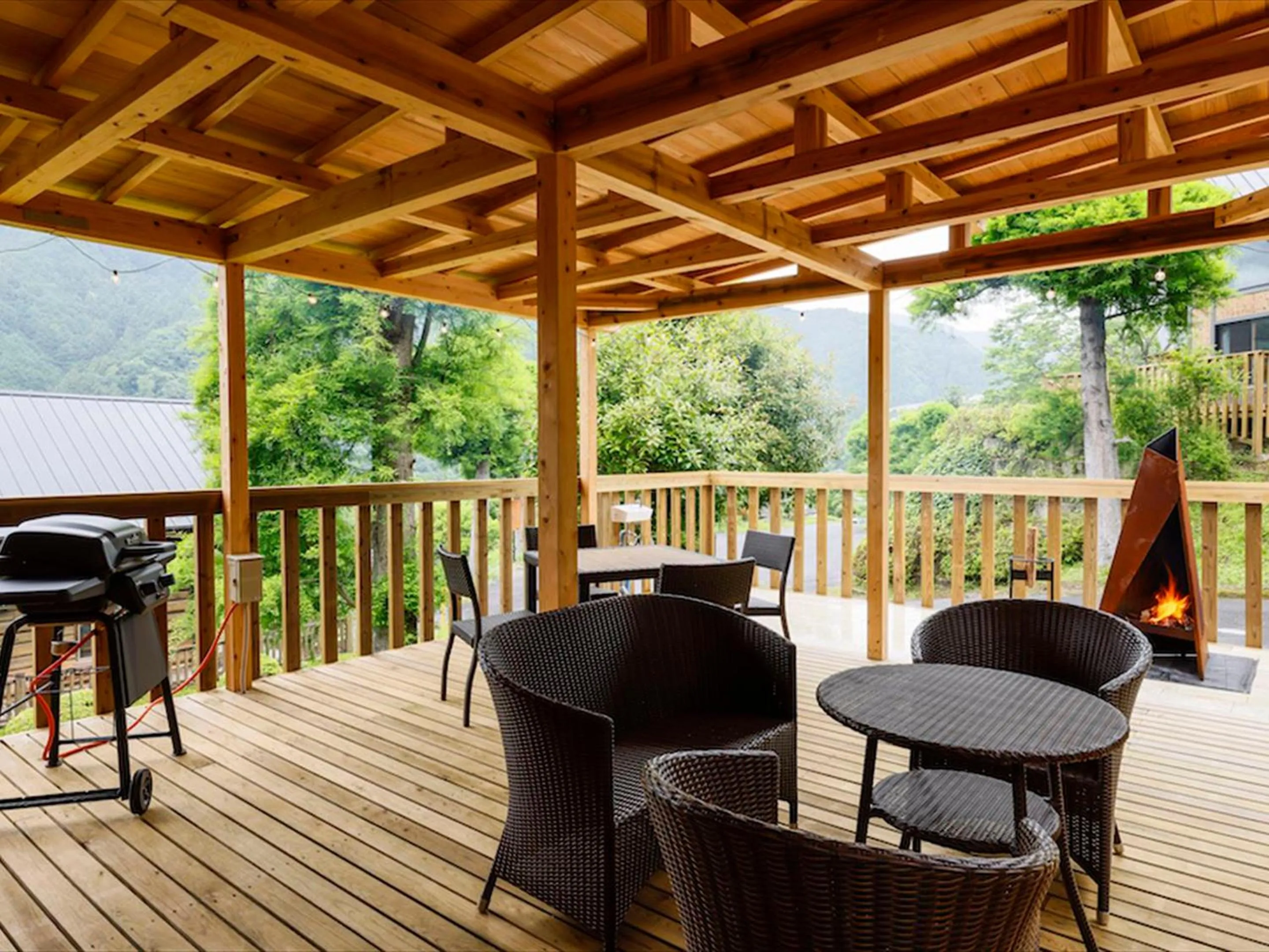 Balcony/Terrace in Hinotani Onsen Misugi Resort