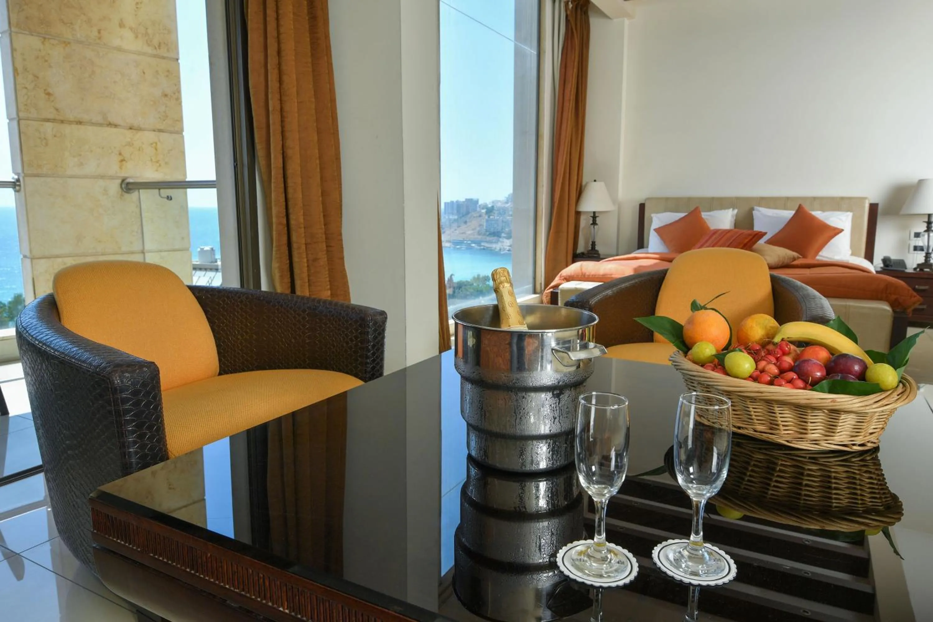 Seating area in Hollywood Inn Boutique Hotel