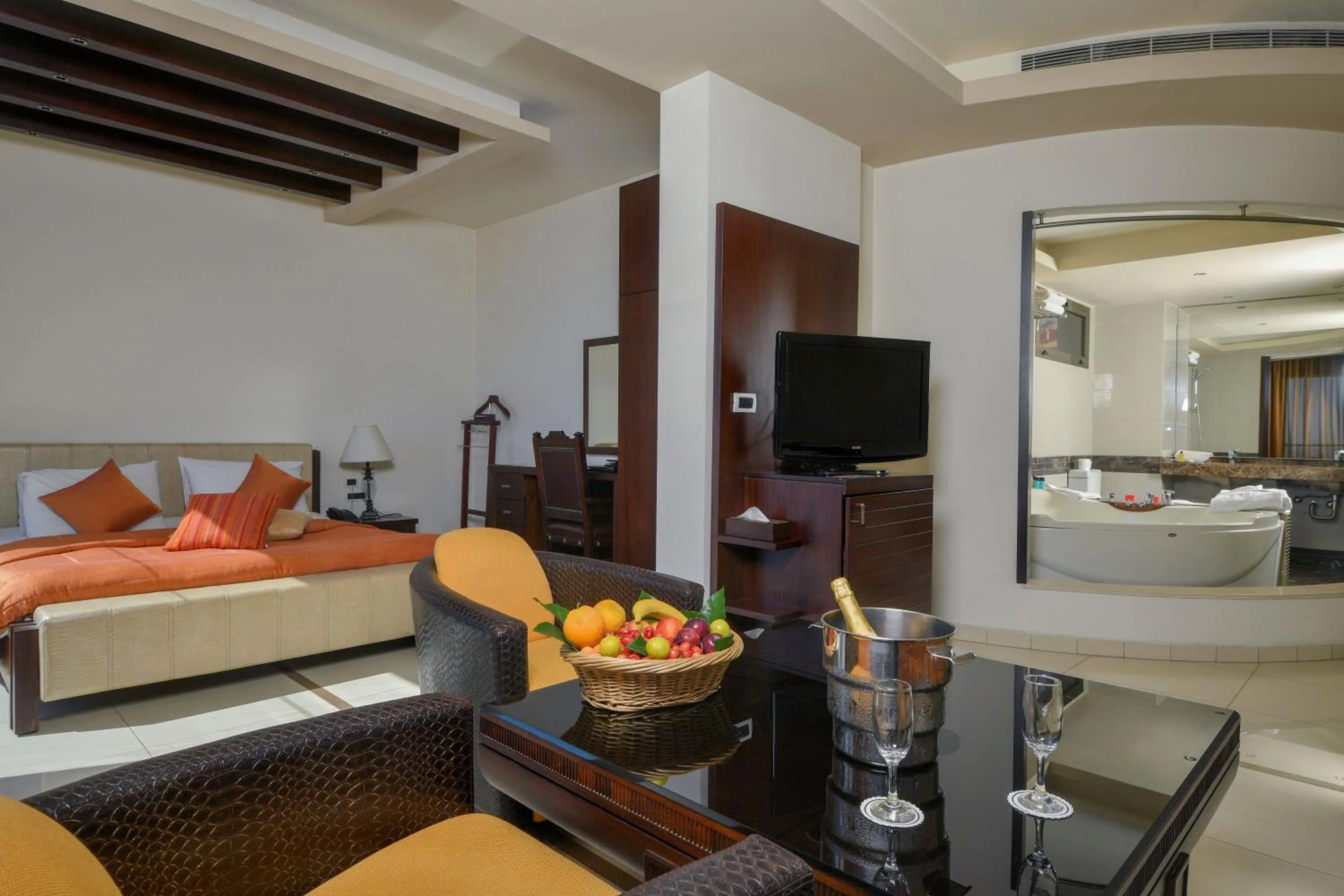 Seating area in Hollywood Inn Boutique Hotel