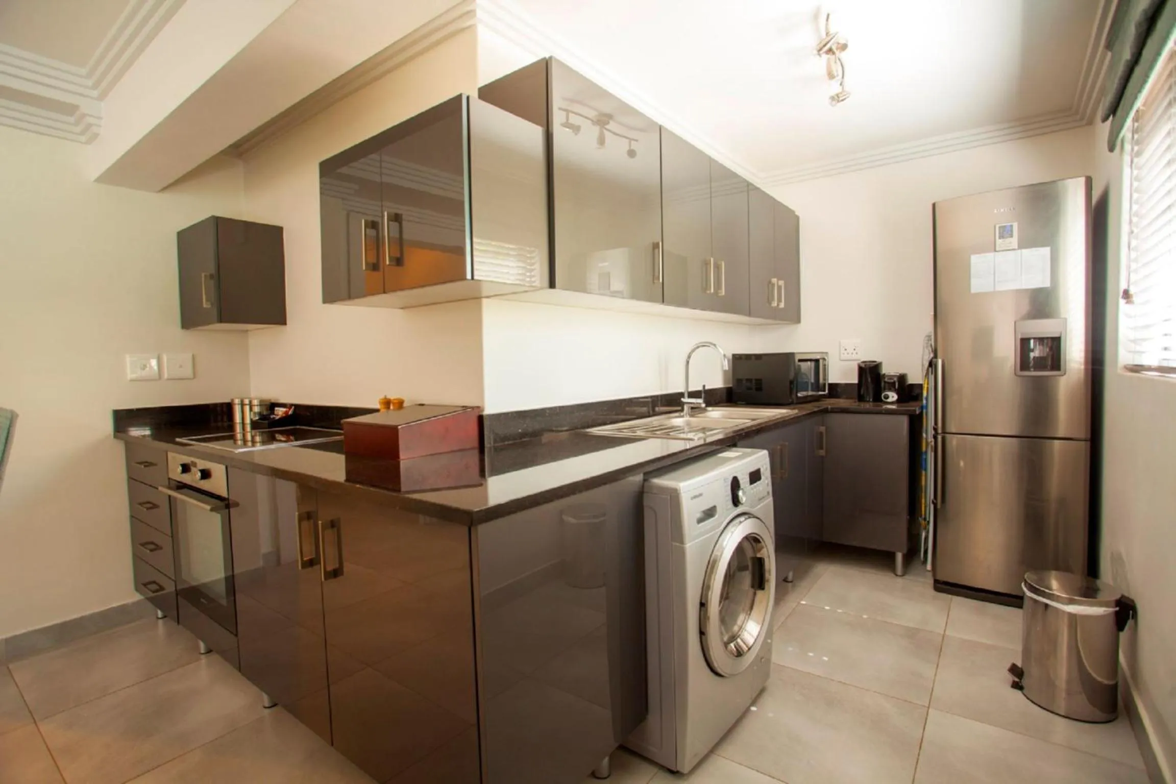 Kitchen or kitchenette in Villa Moyal