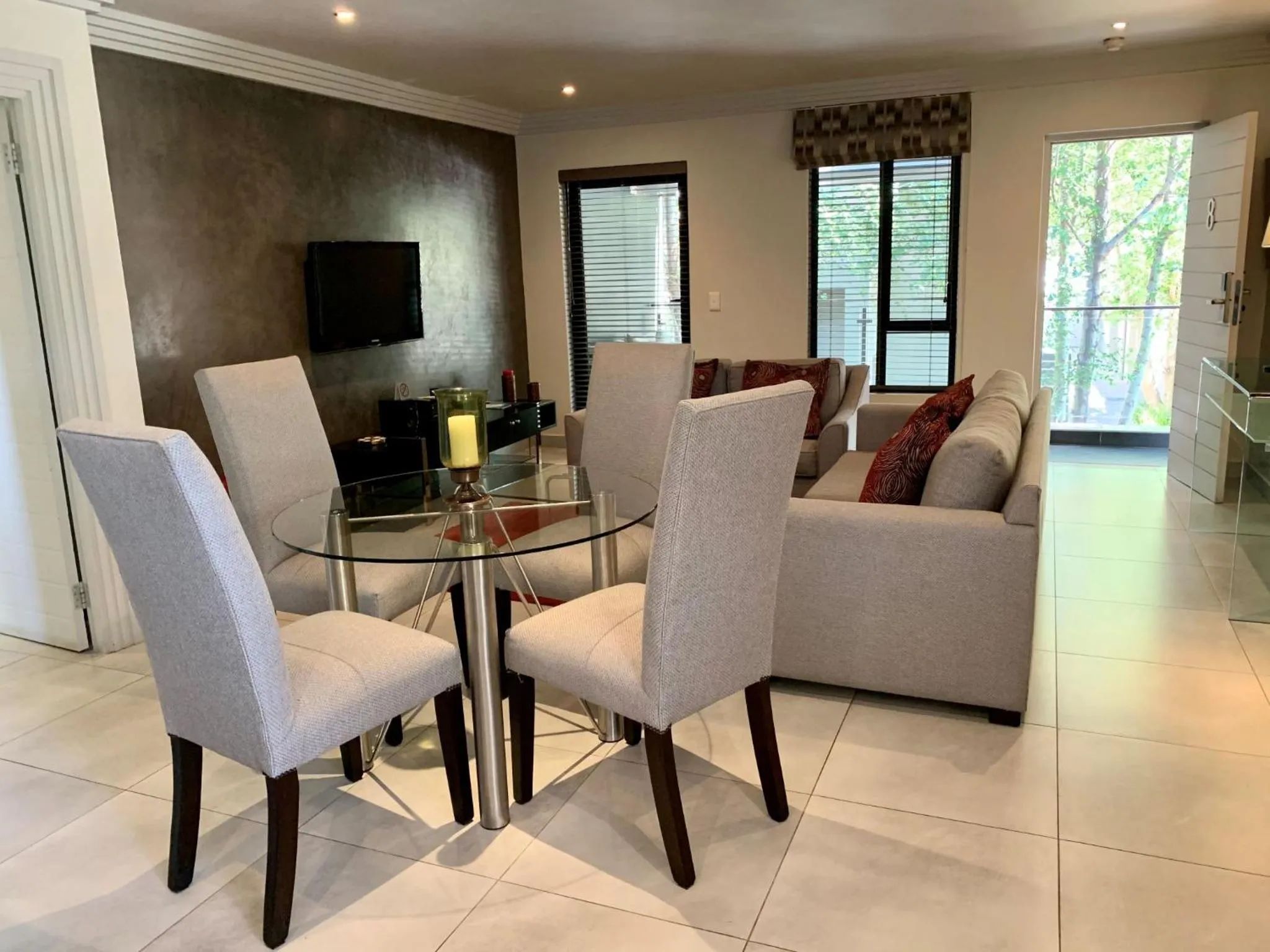 Living room in Villa Moyal