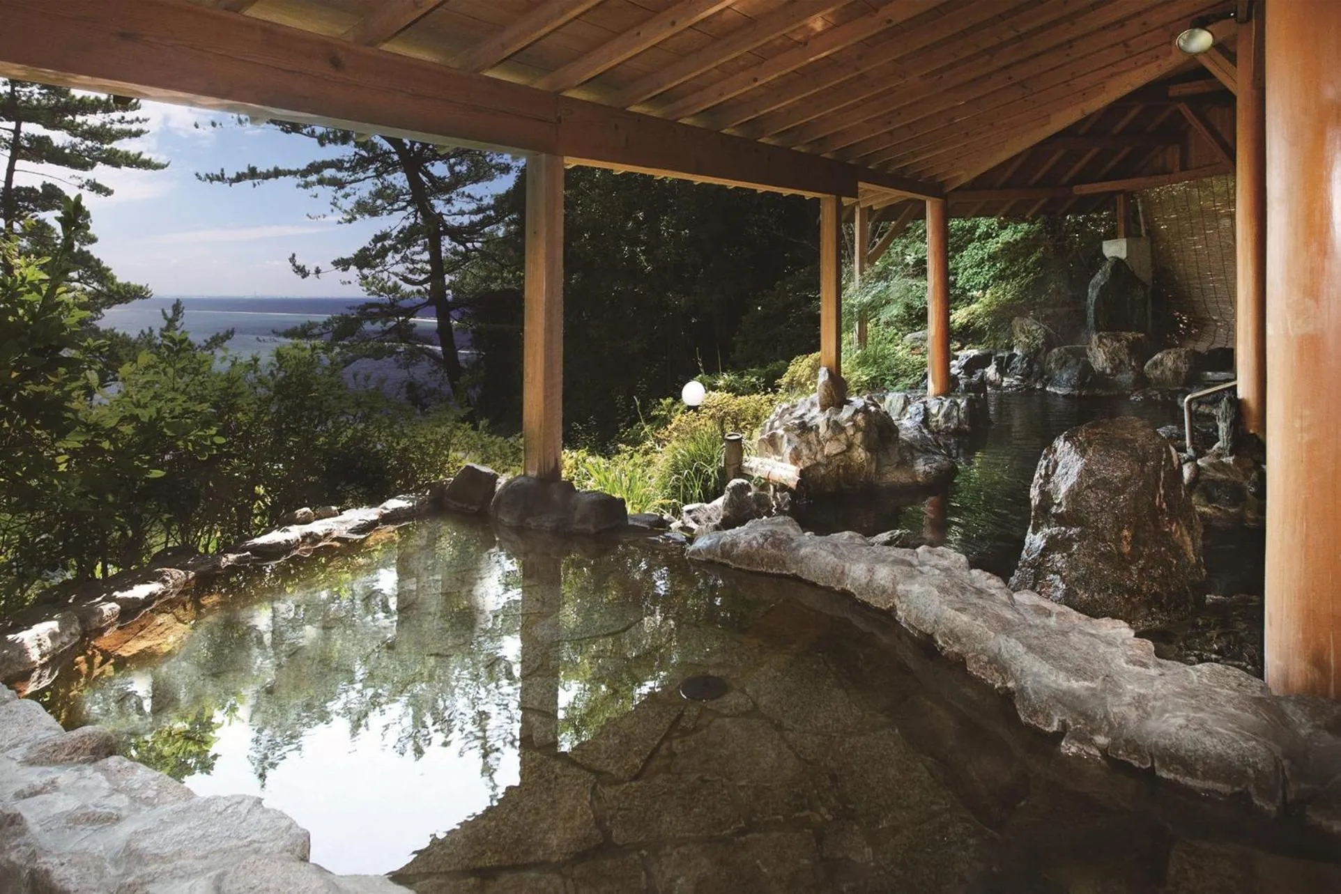 Hot Spring Bath in Onahama Ocean Hotel & Golf Club