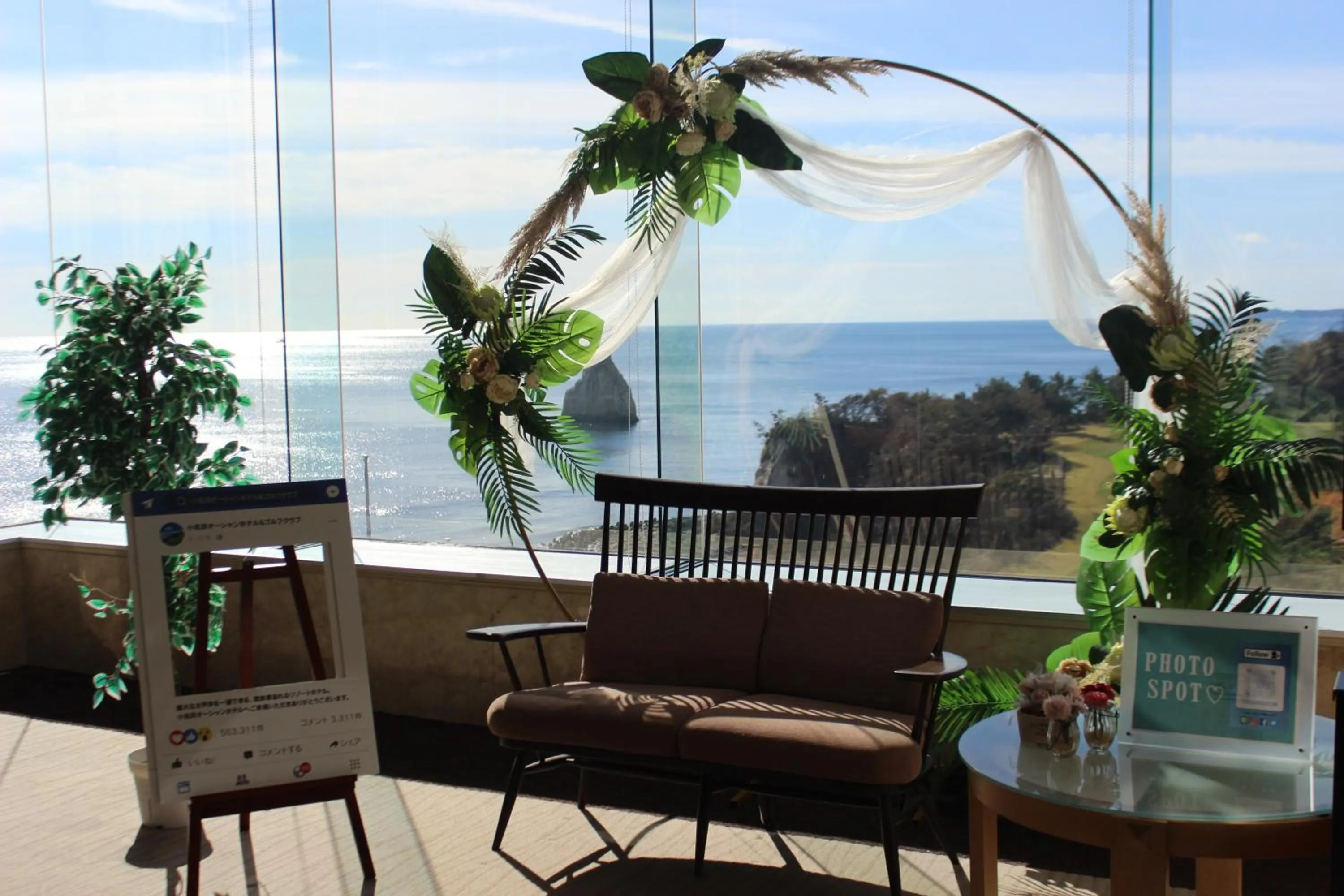 Patio in Onahama Ocean Hotel & Golf Club