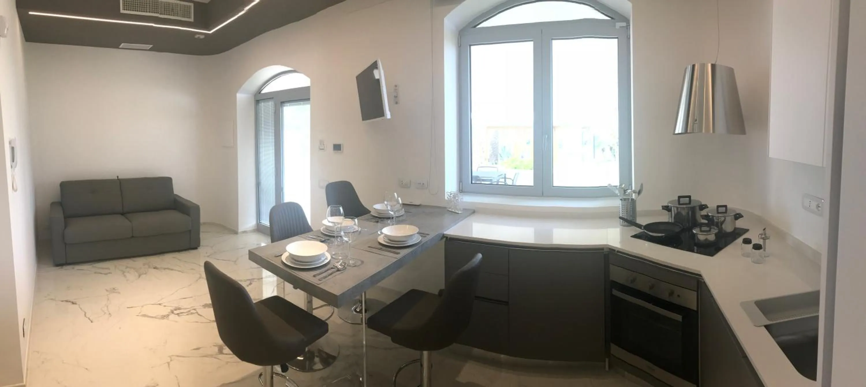 Quadruple Room with Sea View - single occupancy in Kalì B&B