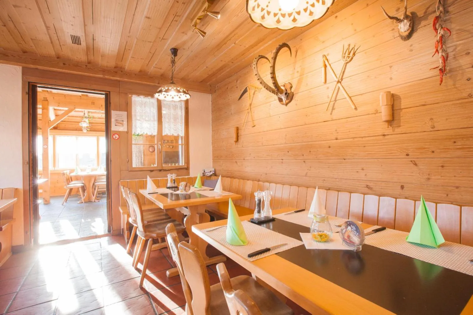 Decorative detail in Hotel Restaurant Schönau