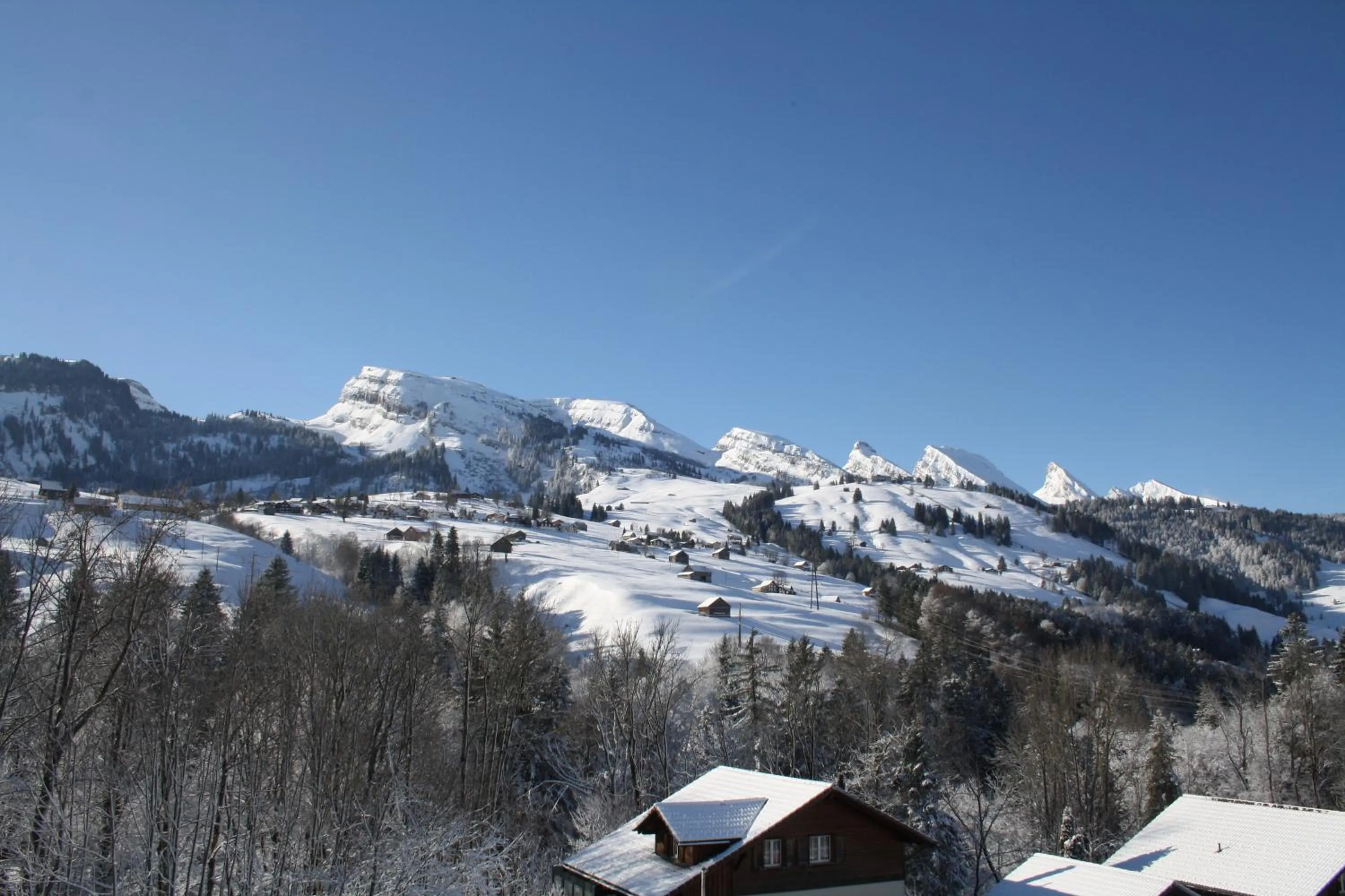 Mountain view in Hotel Restaurant Schönau