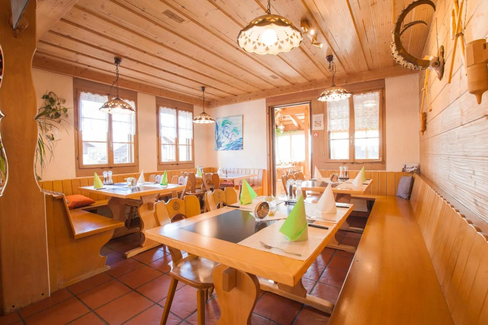 Decorative detail in Hotel Restaurant Schönau