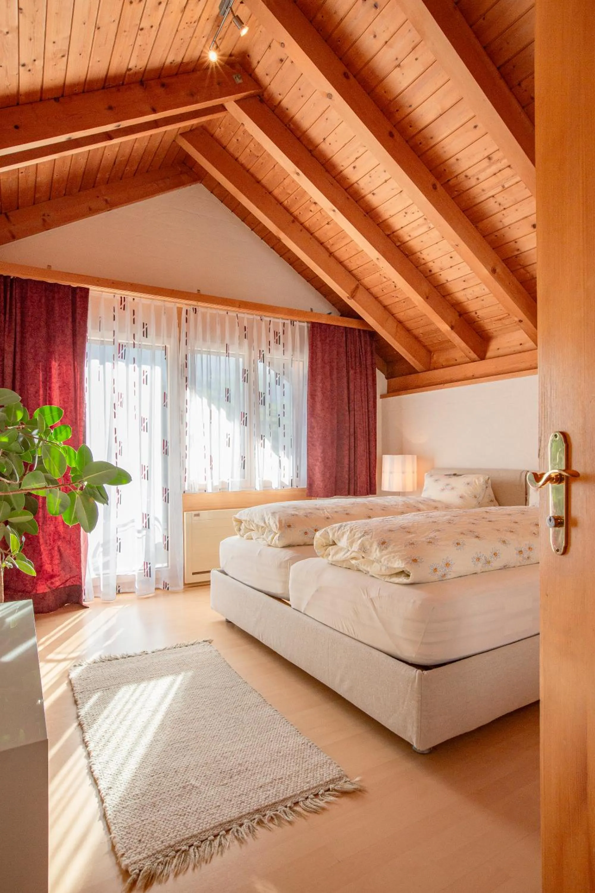 Bed in Hotel Restaurant Schönau