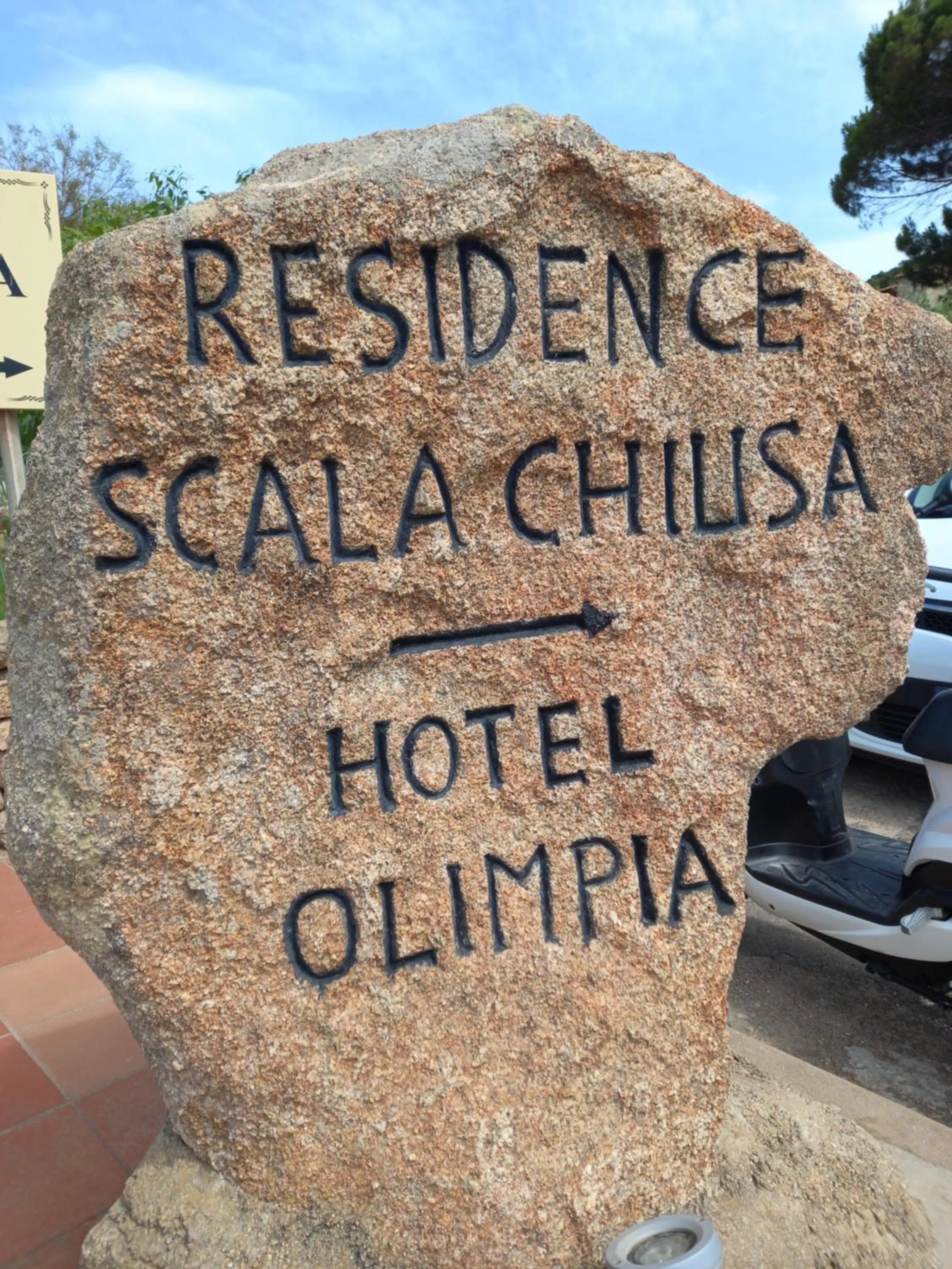 Property logo or sign in Hotel Olimpia