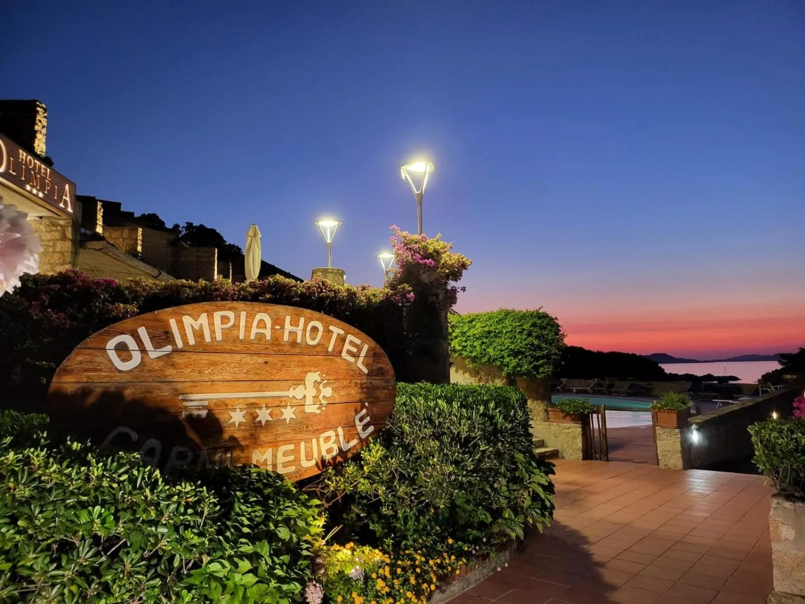 Property building in Hotel Olimpia