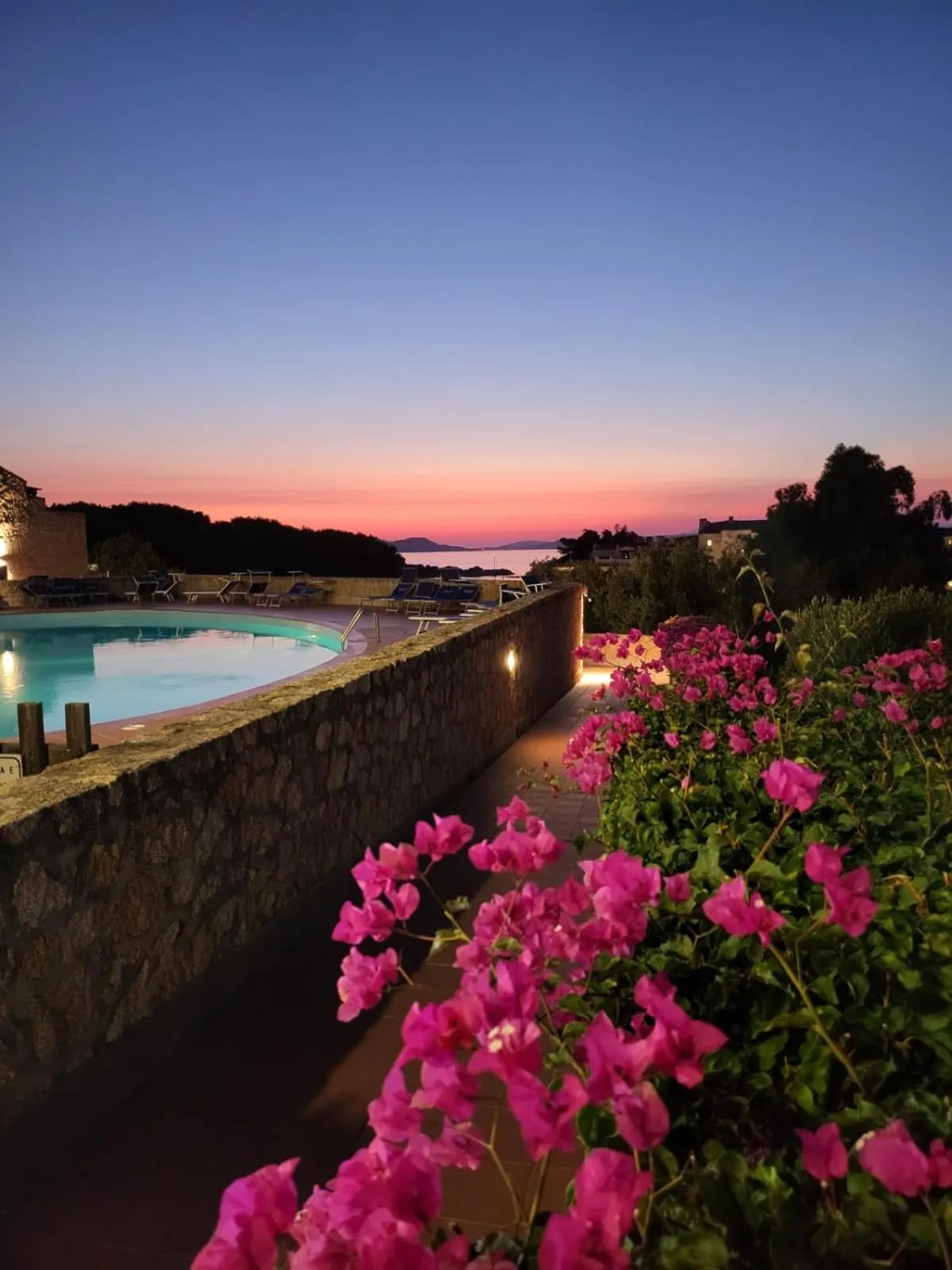 Sunset in Hotel Olimpia